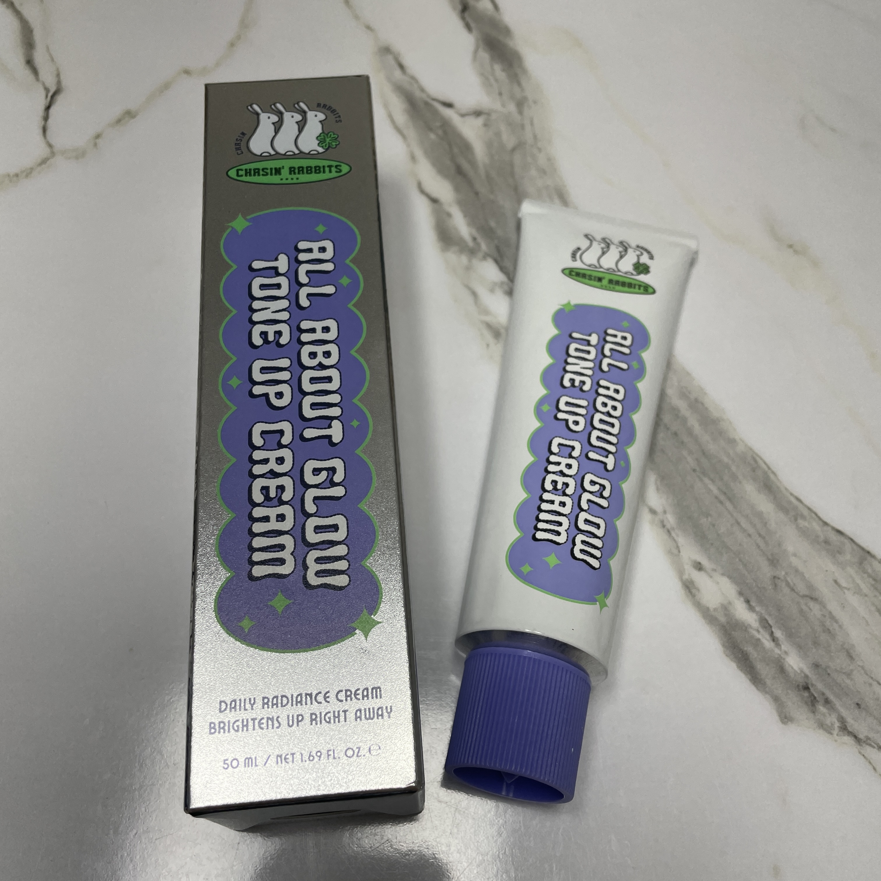 オールアバウトグロウトーンアップクリーム/CHASIN'RABBITS/化粧下地を使ったクチコミ（1枚目）