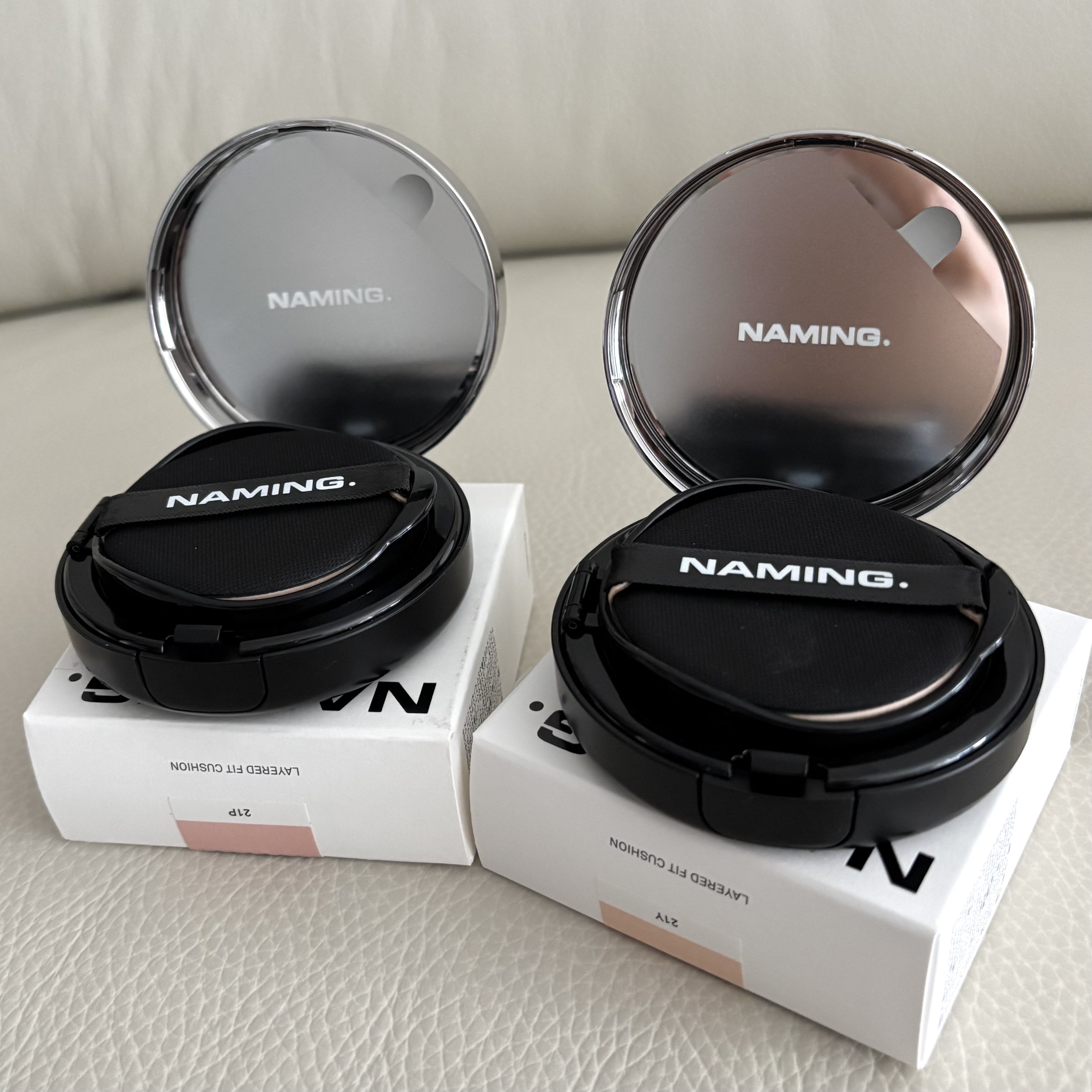 ネーミング レイヤード フィットクッション/NAMING./クッションファンデーションを使ったクチコミ（2枚目）