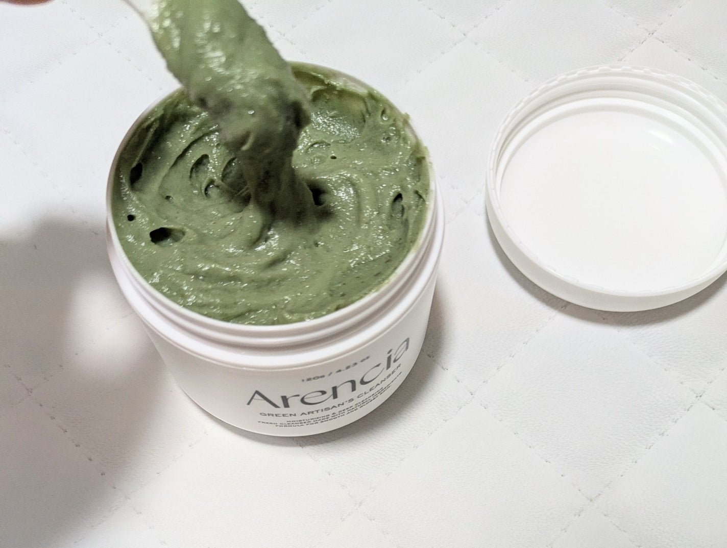 プレミアムもちソープ「グリーンアルティザン」/アレンシア/その他洗顔料を使ったクチコミ(4枚目)