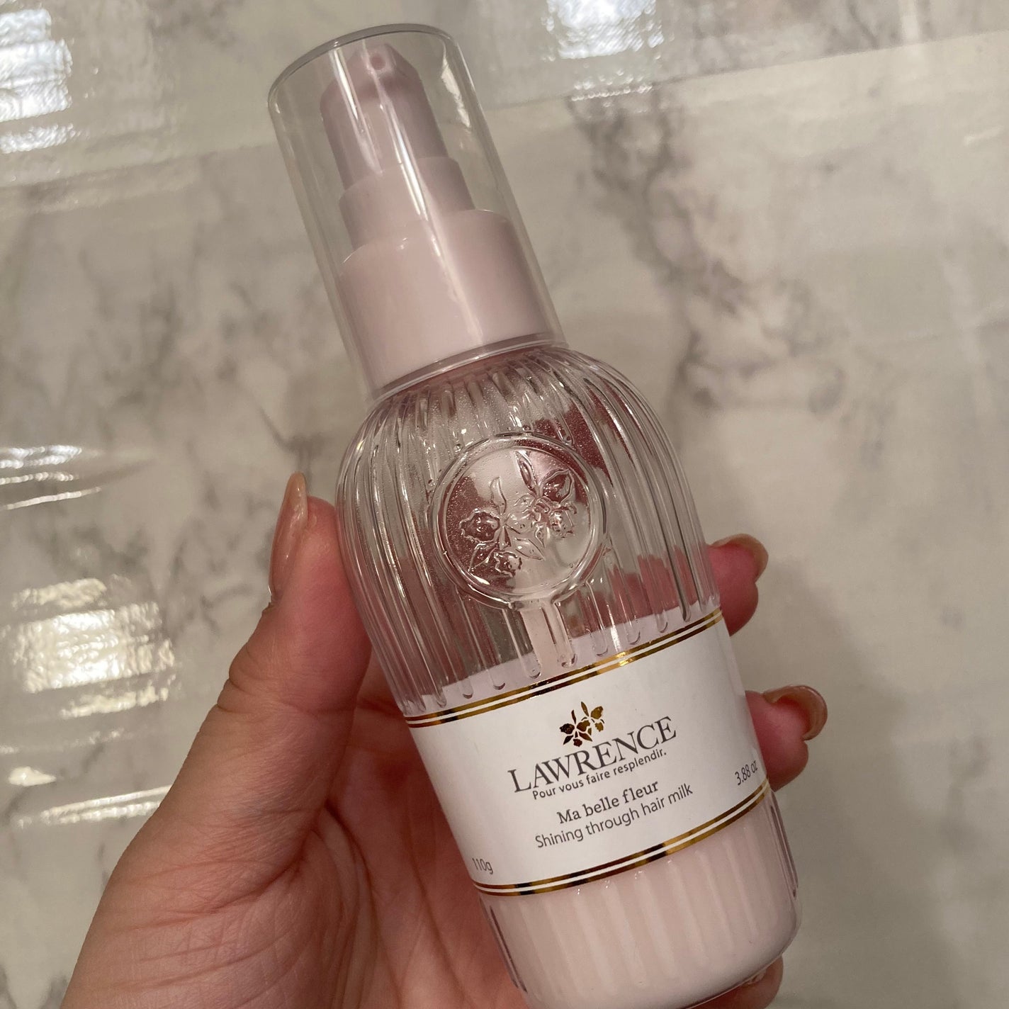 ロウレンス シャイニングスルーヘアミルク マベルフルール/ロウレンス /ヘアミルクを使ったクチコミ(1枚目)