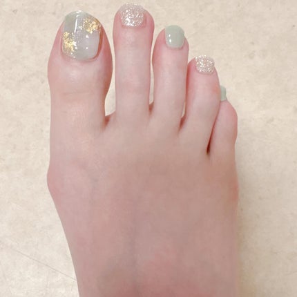 セミキュアジェルネイル(ハンド)/ohora/ネイルシールを使ったクチコミ(4枚目)