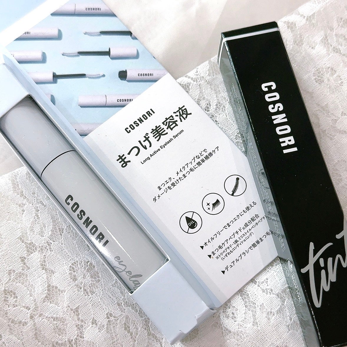 ロングアクティブアイラッシュセラム/COSNORI/まつげ美容液を使ったクチコミ(2枚目)