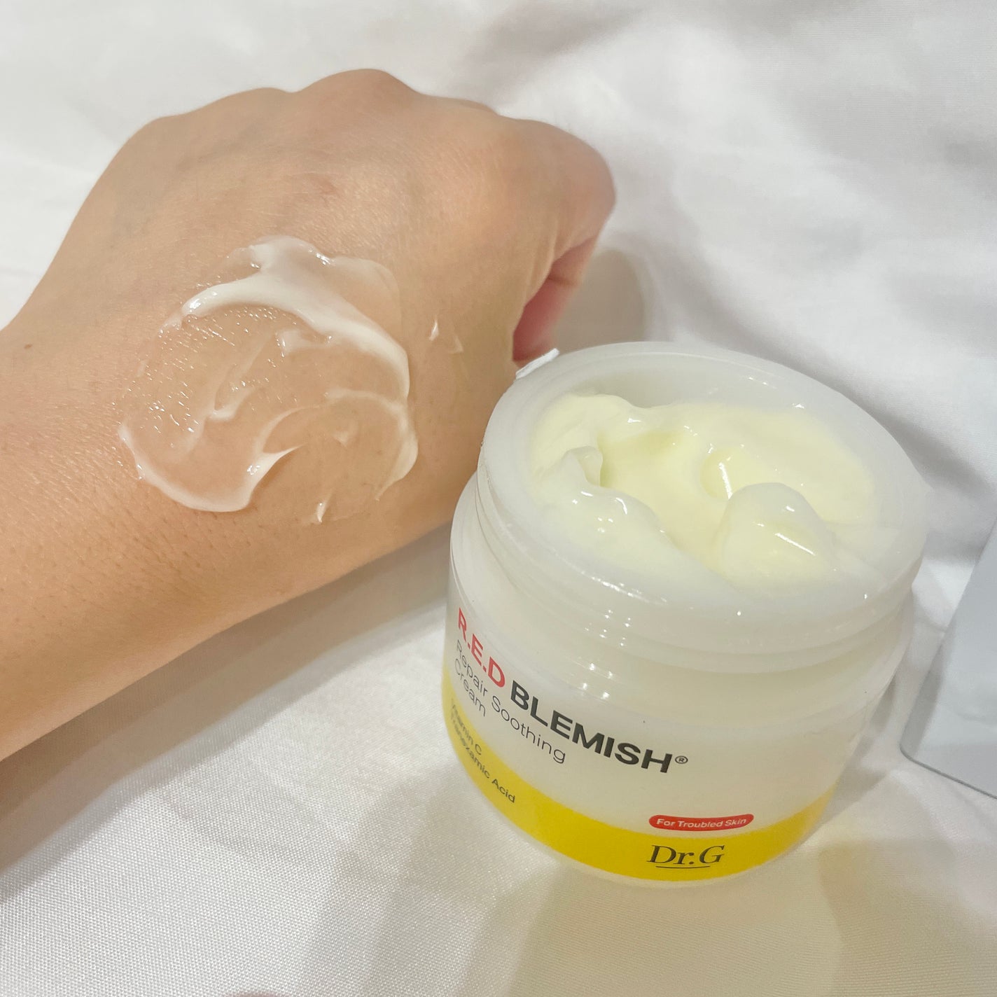 レッドブレミッシュ リペアスージングクリーム/Dr.G/フェイスクリームを使ったクチコミ(2枚目)