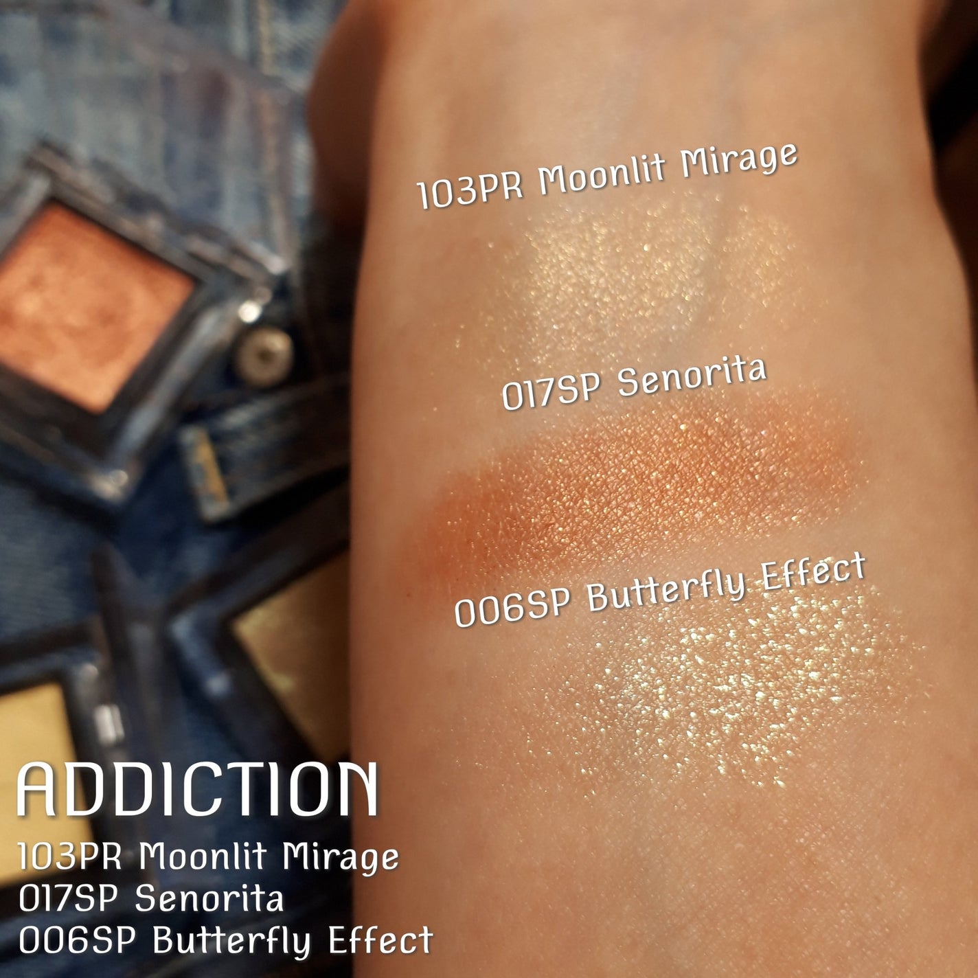 アディクション ザ アイシャドウ スパークル/ADDICTION/単色アイシャドウを使ったクチコミ(2枚目)