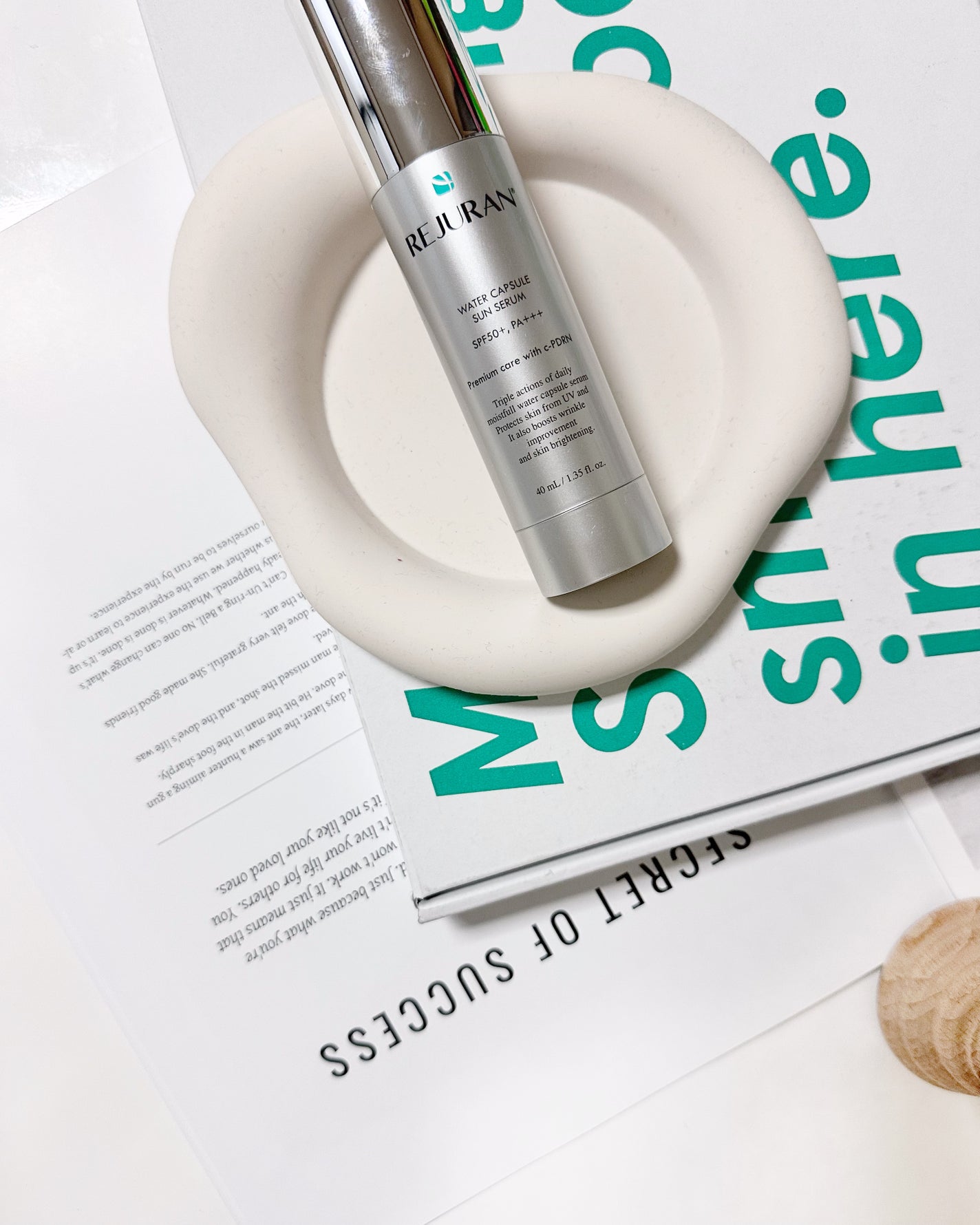 ウォーターカプセルサンセラム/REJURAN COSMETICS/日焼け止め・UVケアを使ったクチコミ(1枚目)