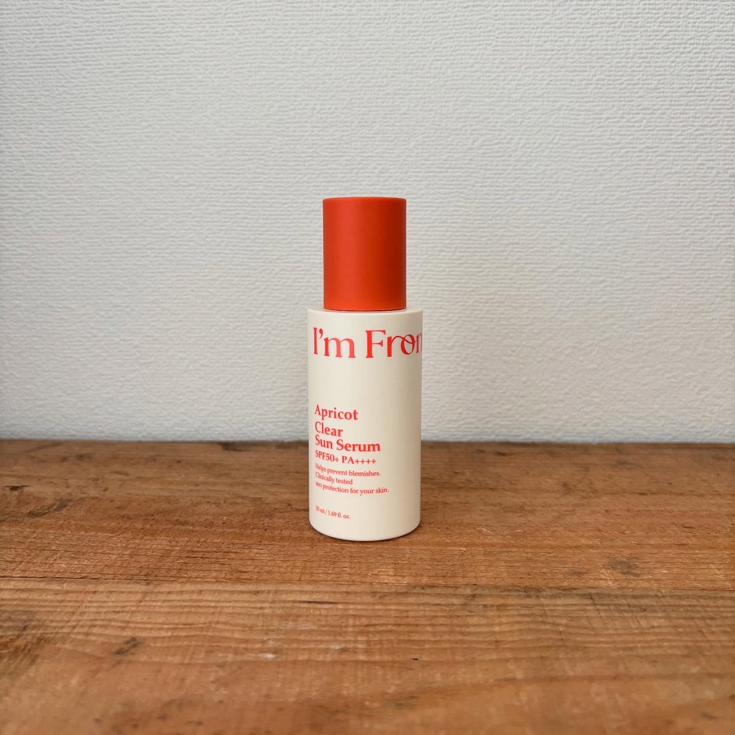 アプリコットクリアサンセラム/I'm from/日焼け止めローションを使ったクチコミ（1枚目）