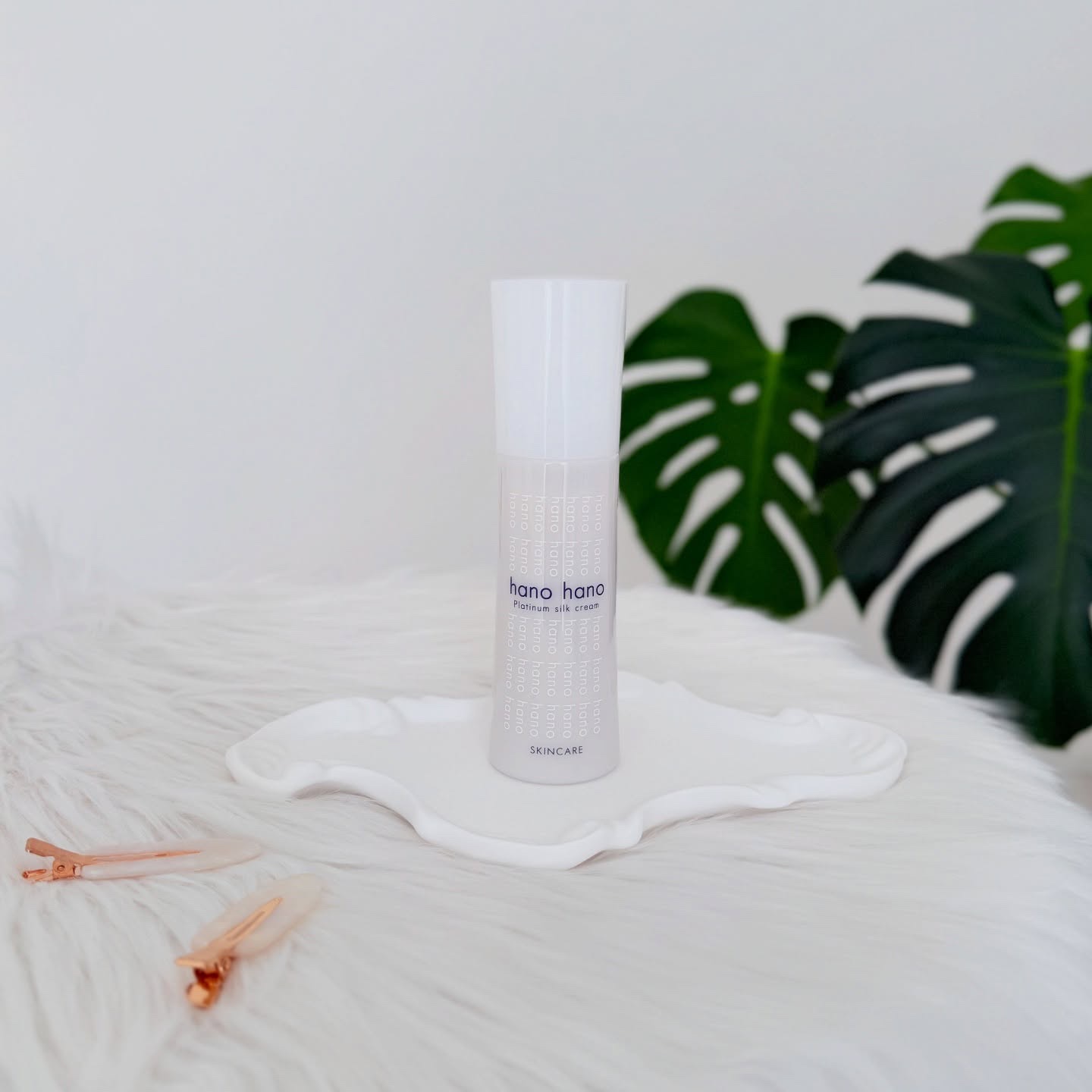 プラチナムシルククリーム/hanohano/フェイスクリームを使ったクチコミ（1枚目）