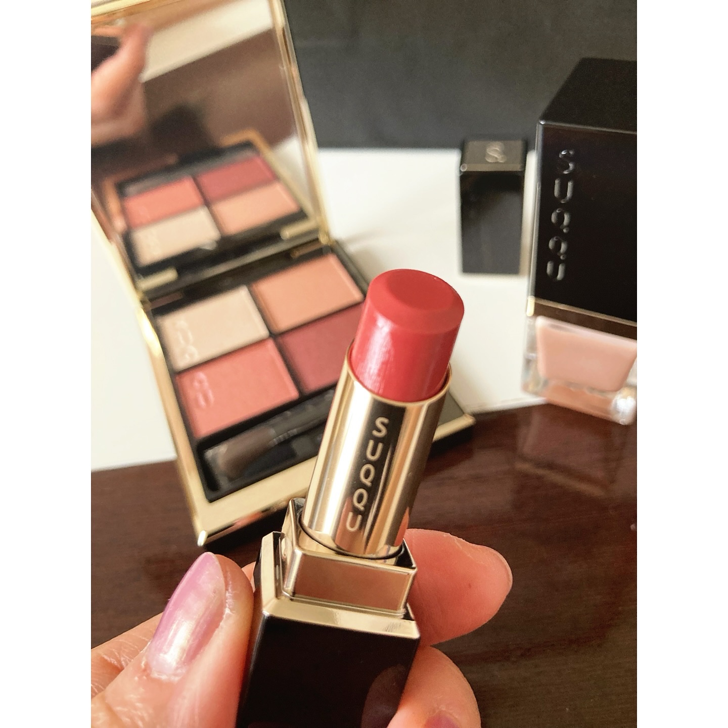 モイスチャー リッチ リップスティック/SUQQU/口紅を使ったクチコミ（2枚目）