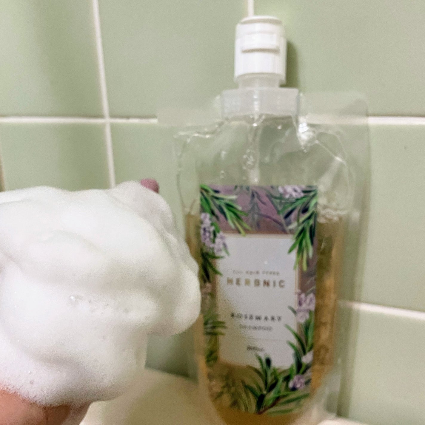 HERBNIC シャンプー・トリートメント(ローズマリー)/HERBNIC/市販シャンプーを使ったクチコミ(3枚目)