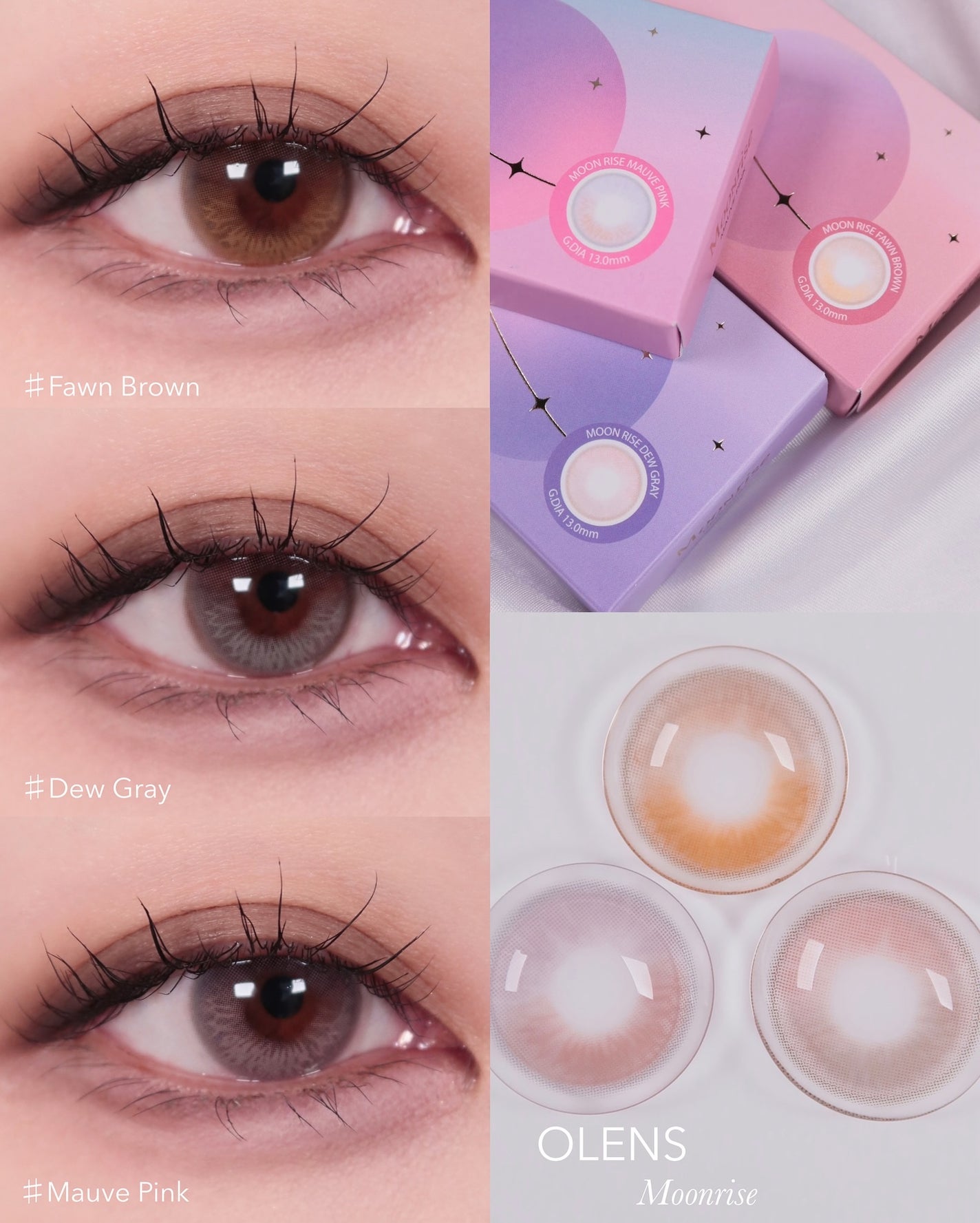 Moonrise 1day/OLENS/ワンデー(1DAY)カラコンを使ったクチコミ(1枚目)