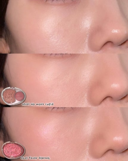 デュアルチークメロウ/fwee/ジェル・クリームチークを使ったクチコミ(4枚目)