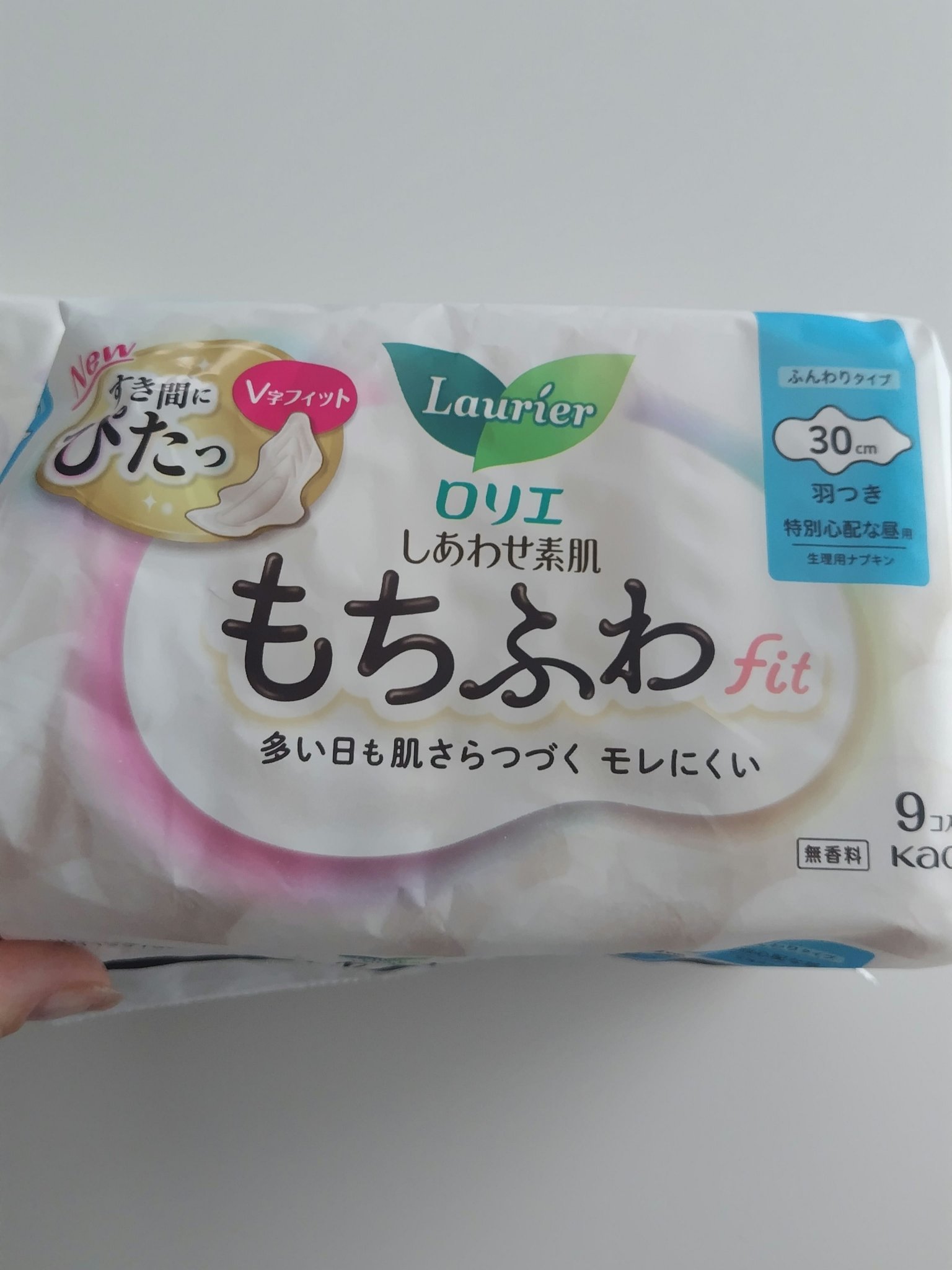 ロリエ もちふわ fit 25cm 羽つき 14コ入 (医薬部外品 )/ロリエ/ナプキンを使ったクチコミ（2枚目）