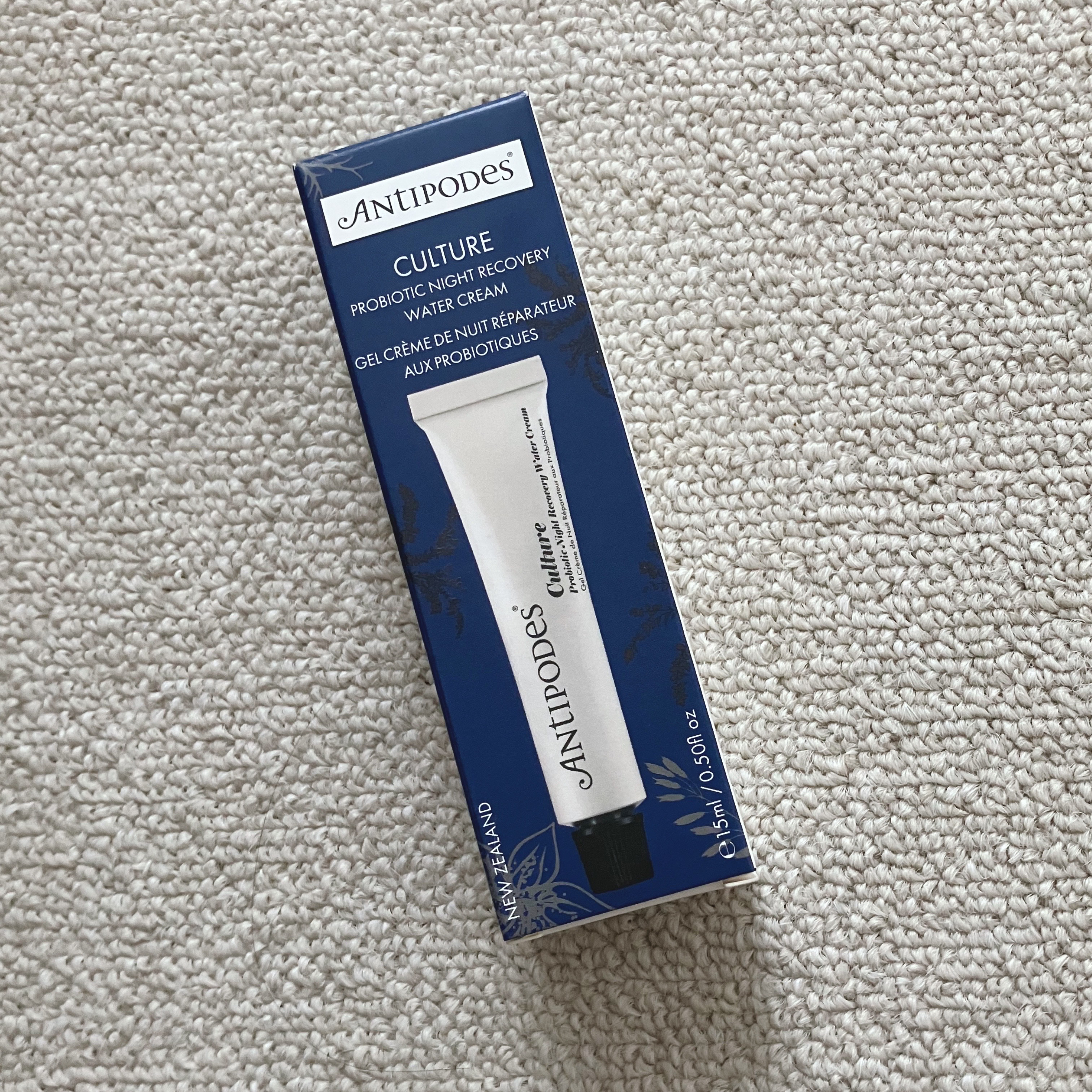 カルチャープロバイオティクス ナイト ウォータークリーム/Antipodes/フェイスクリームを使ったクチコミ（1枚目）