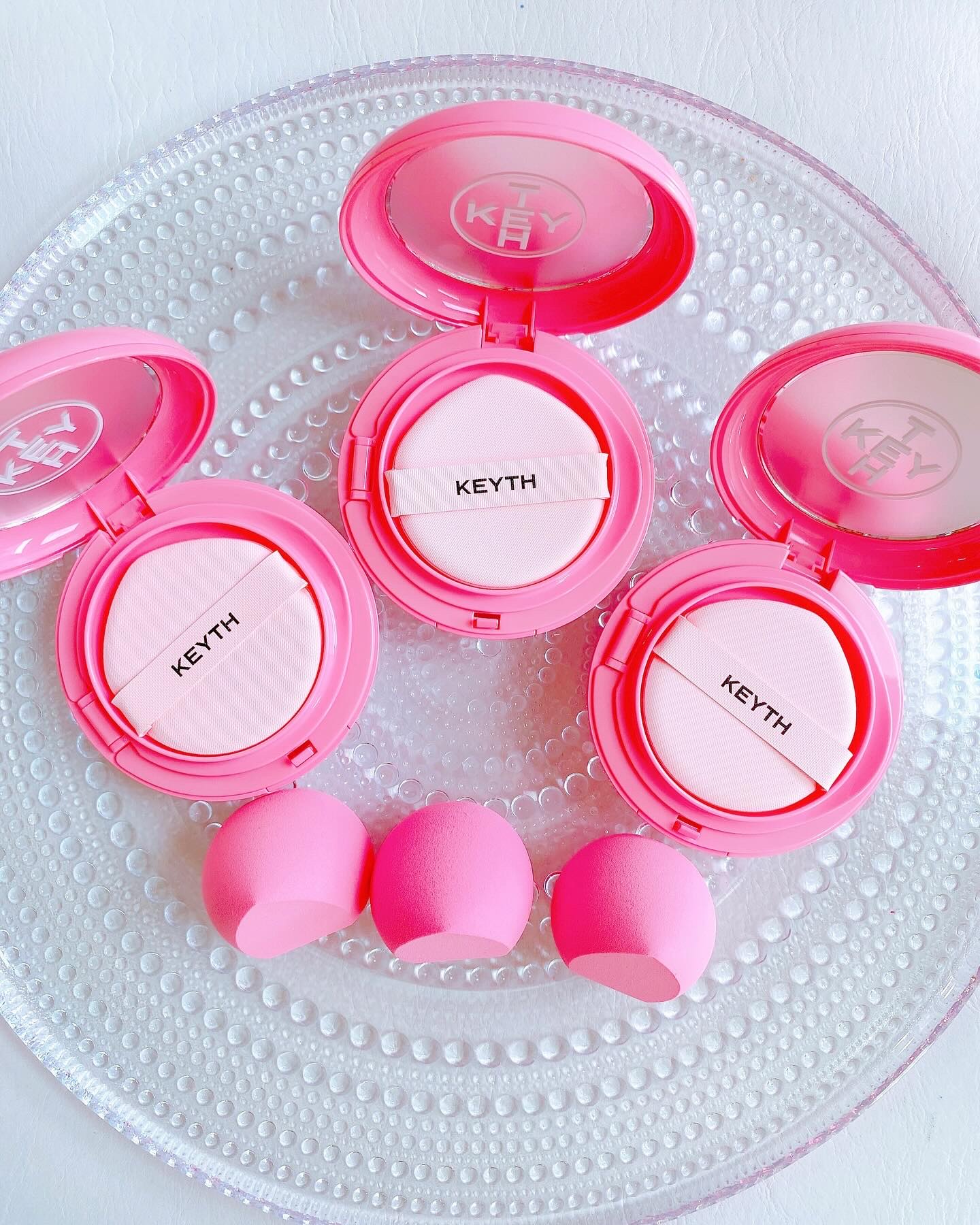 ピンクマグネットクッション/KEYTH/クッションファンデーションを使ったクチコミ（3枚目）