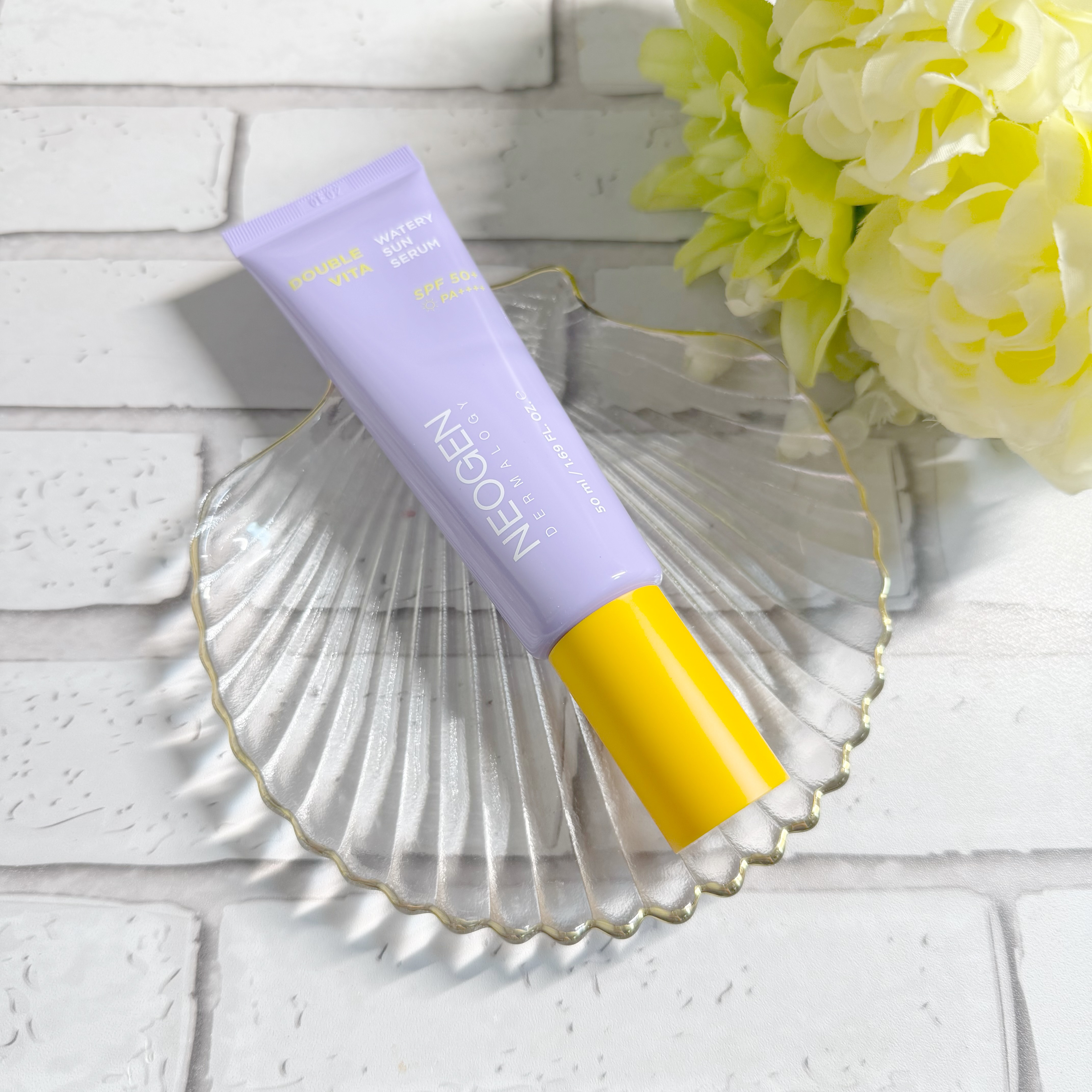 ダブルビダウォータリーサンセラム/NEOGEN/日焼け止めジェルを使ったクチコミ（2枚目）