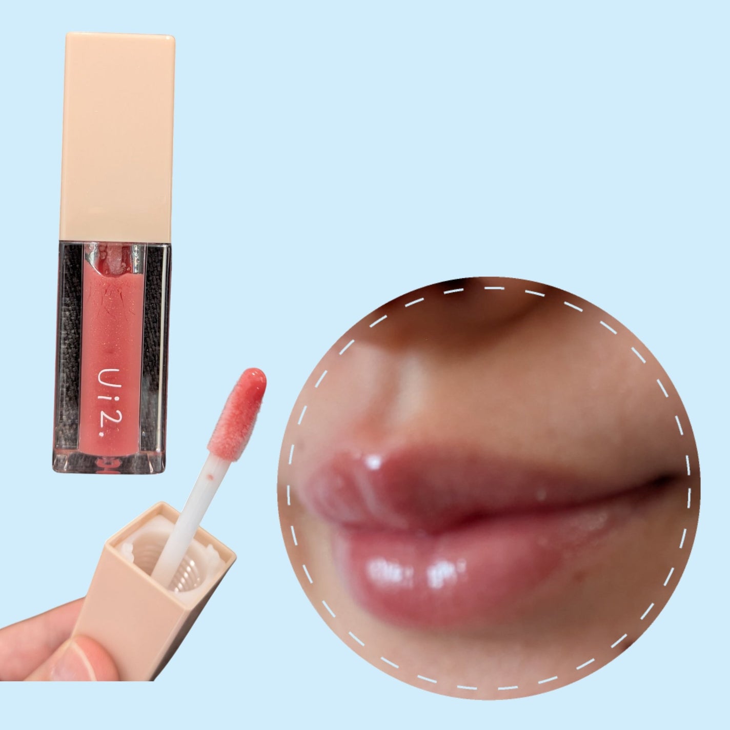 ニードルプランパー 電撃チェリー/Ui2./リッププランパーを使ったクチコミ(4枚目)