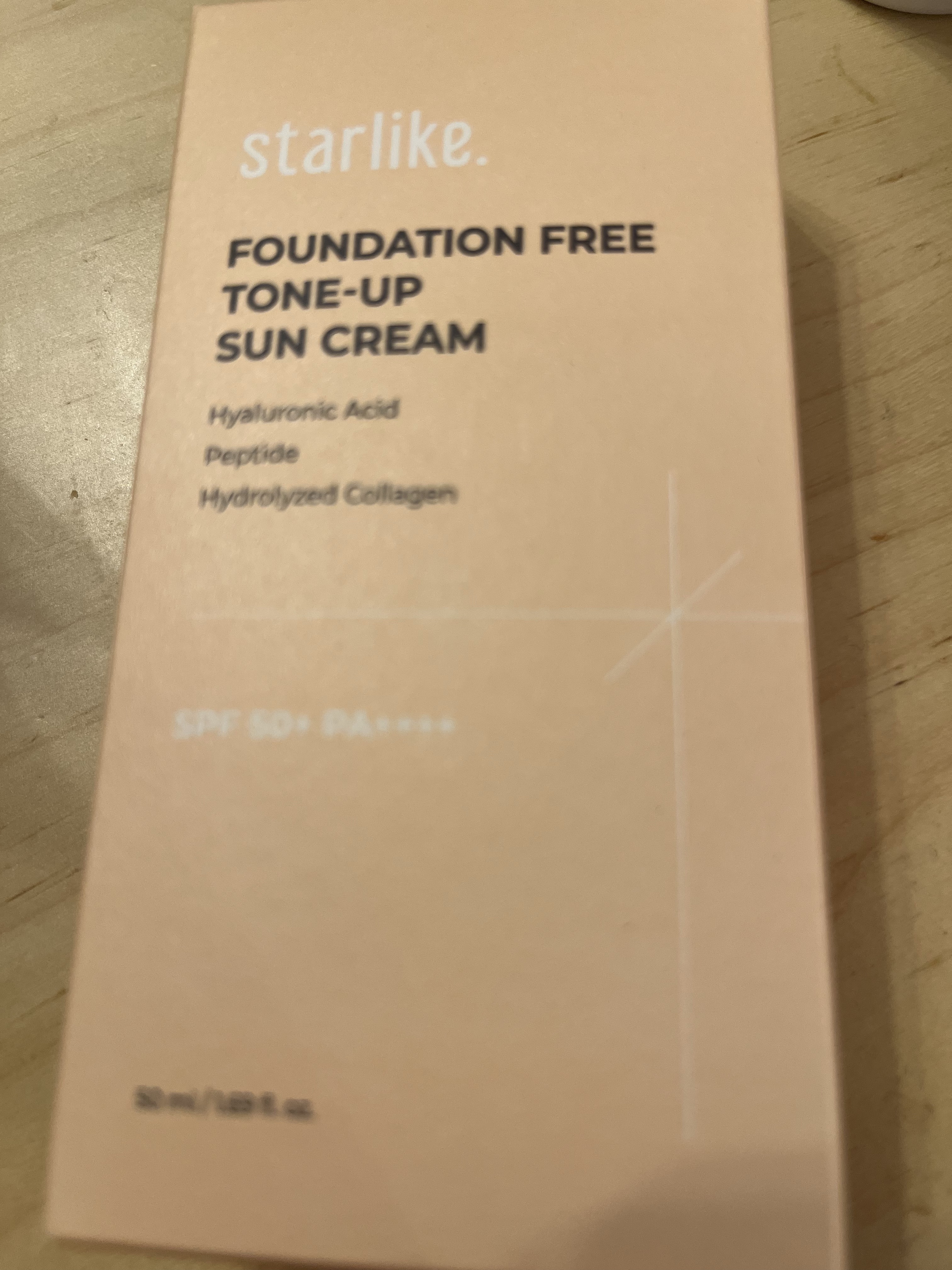 PDRNスキンフィットアクア 日焼け止め/STARLIKE/日焼け止めクリームを使ったクチコミ（1枚目）