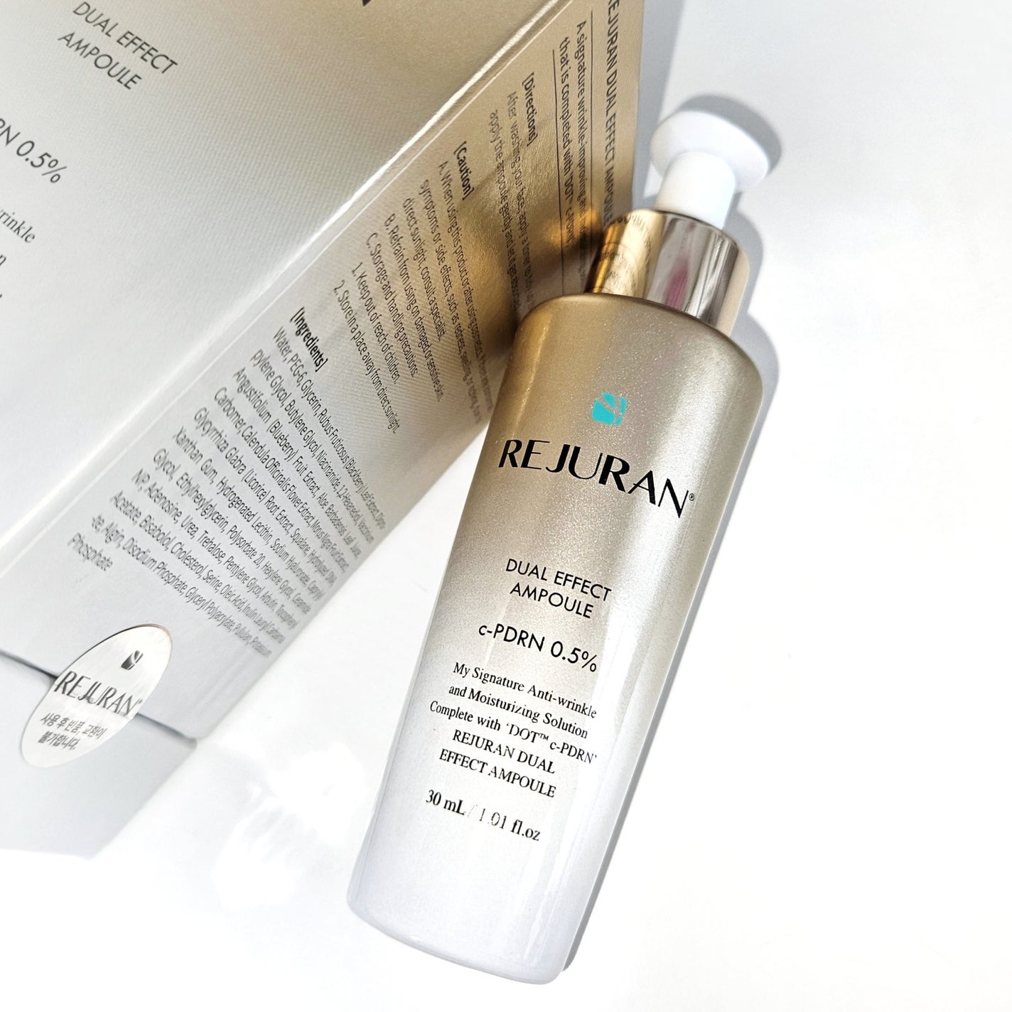 REJURAN ãã¥ã¢ã«ãšãã§ã¯ãã¢ã³ãã« 30ml/REJURAN COSMETICS/çŸå®¹æ¶²ã䜿ã£ãã¯ãã³ãïŒ4æç®ïŒ