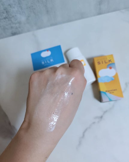 みぃ on LIPS 「【everySiLKBarrierMilk(日焼け止め)】えぶ..」(5枚目)