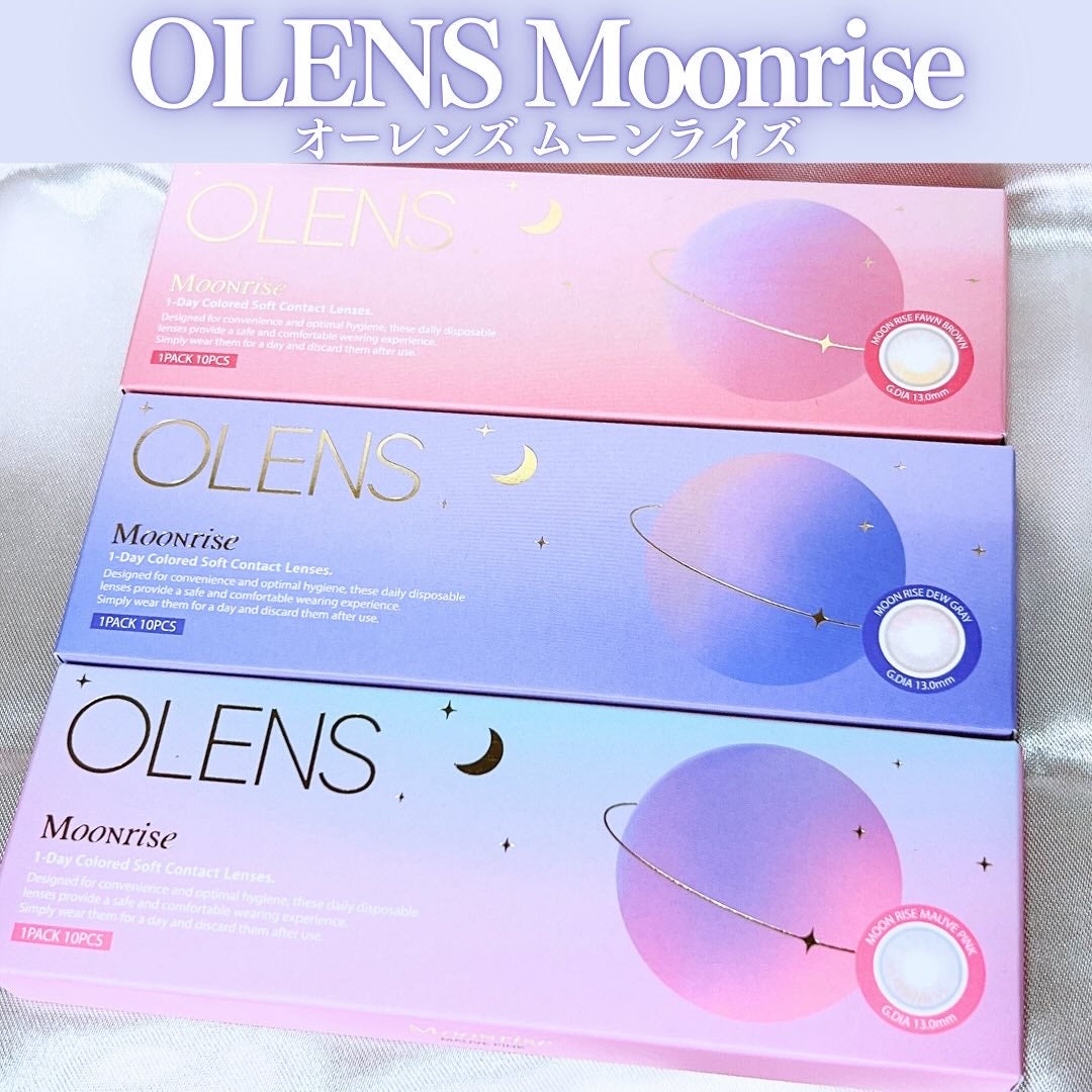 Moonrise 1day/OLENS/ワンデー(1DAY)カラコンを使ったクチコミ(2枚目)