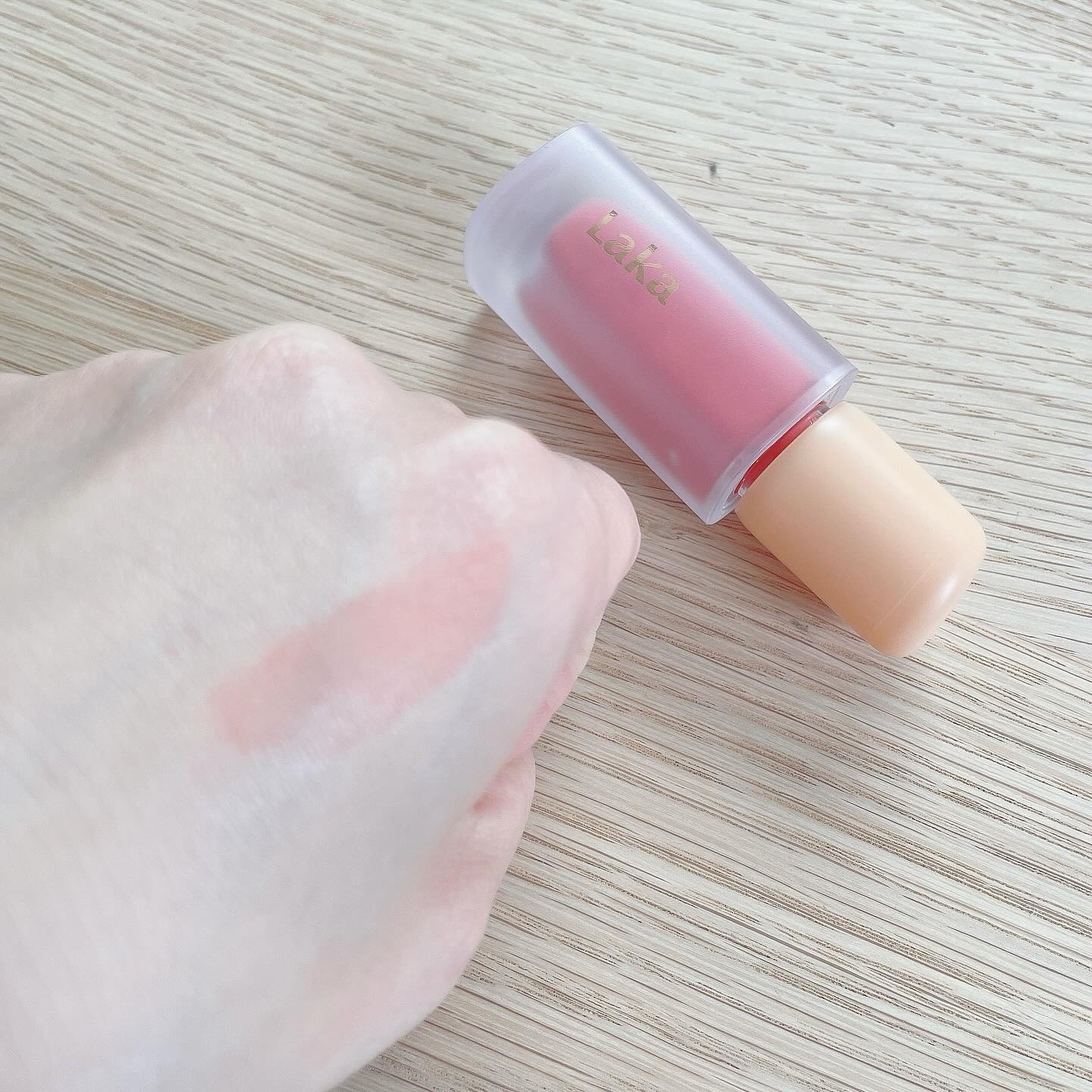 フルーティーグラムティント/Laka/リップティントを使ったクチコミ（3枚目）