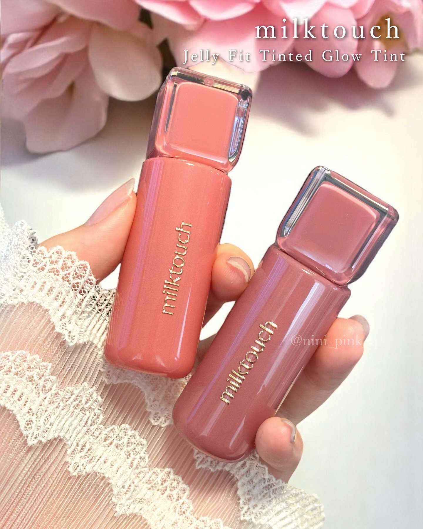 ジェリーフィットティンティッドグロウティント/Milk Touch/リップティントを使ったクチコミ（2枚目）