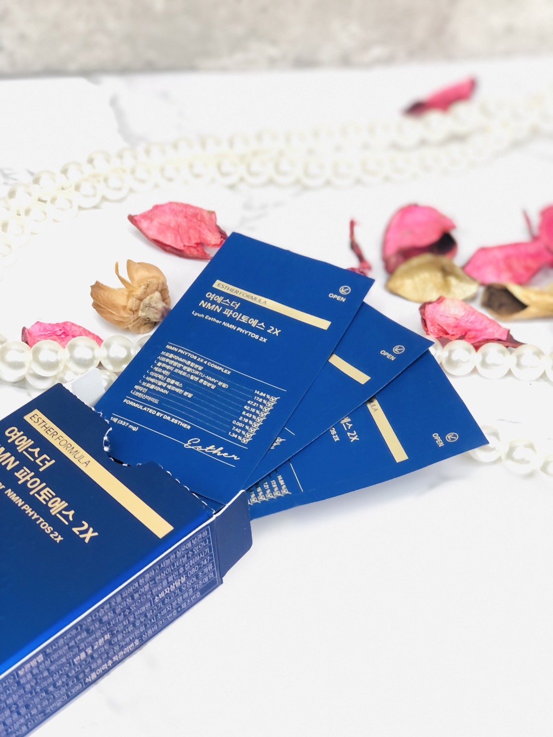 ヨエスター植物性NMNフィトエス２Xフィルム/ESTHER FORMULA/美容サプリメントを使ったクチコミ（2枚目）