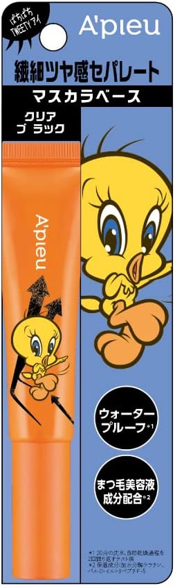 BORN TO BE マッドプルーフ フィクシングマスカラ LV.1 ディープブラック TWEETYデザイン