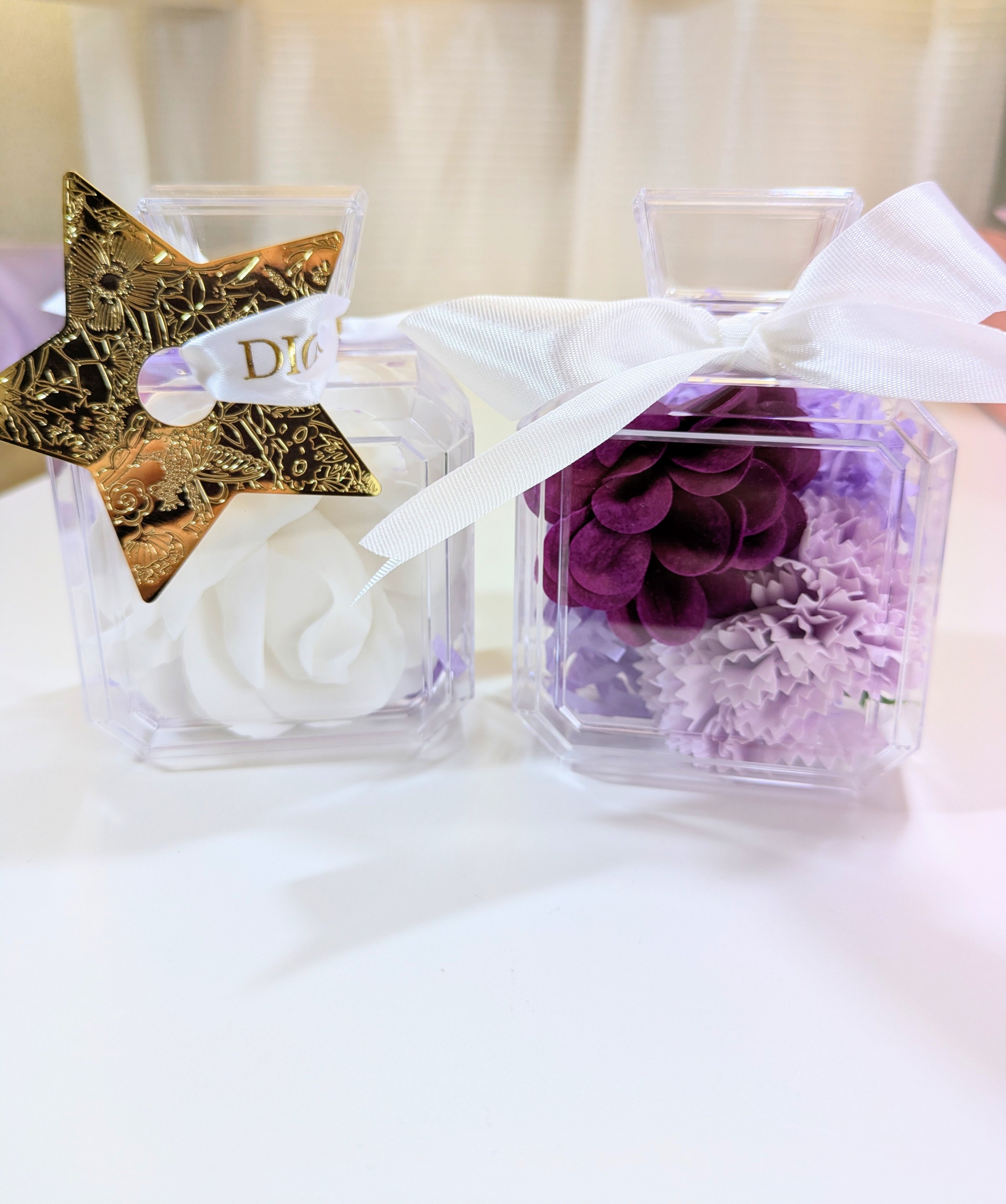 ギフトボックス香水型　クリア/DAISO/その他を使ったクチコミ（2枚目）