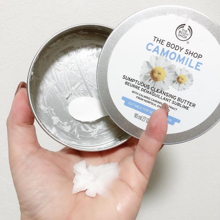 THE BODY SHOP カモマイル サンプチュアス クレンジングバターのクチコミ「過去の#使い切りスキンケア
#ザボディショップ  #thebodyshop 
#サンプチュア.....」(2枚目)
