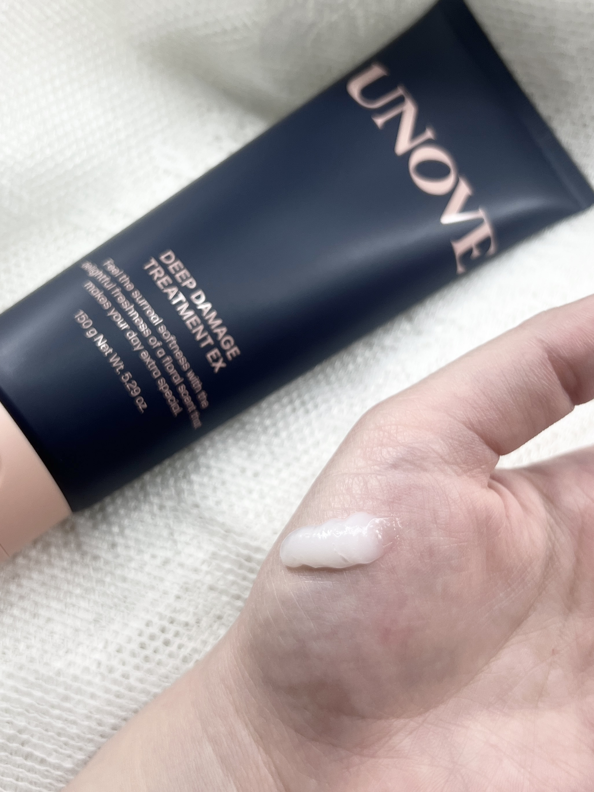 ディープダメージトリートメントEX/UNOVE/洗い流すヘアトリートメントを使ったクチコミ（3枚目）