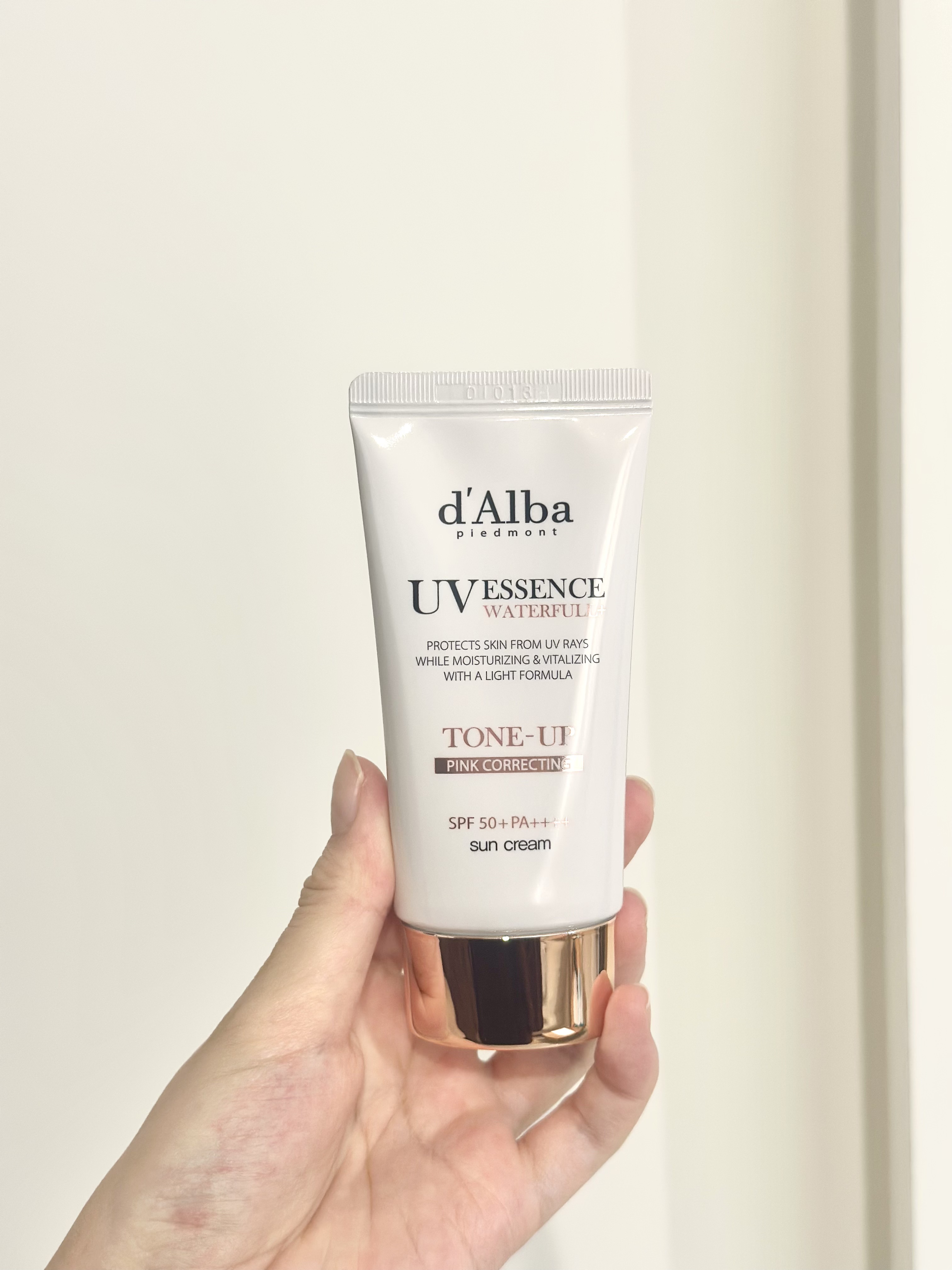 ウォータフルトーンアップサンクリーム/ダルバ/日焼け止めクリームを使ったクチコミ（1枚目）