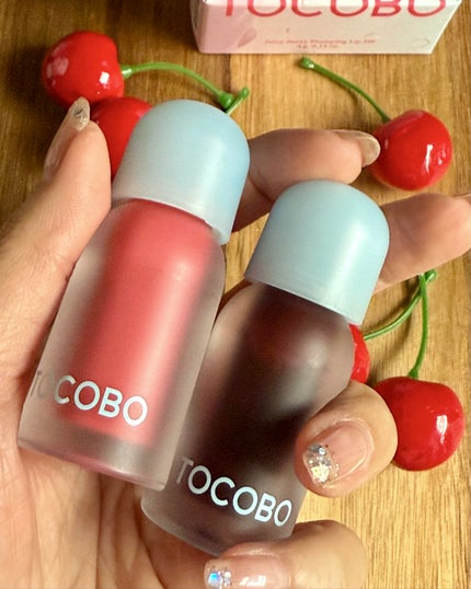 ジューシーベリープランピングリップオイル/TOCOBO/リップグロスを使ったクチコミ(3枚目)