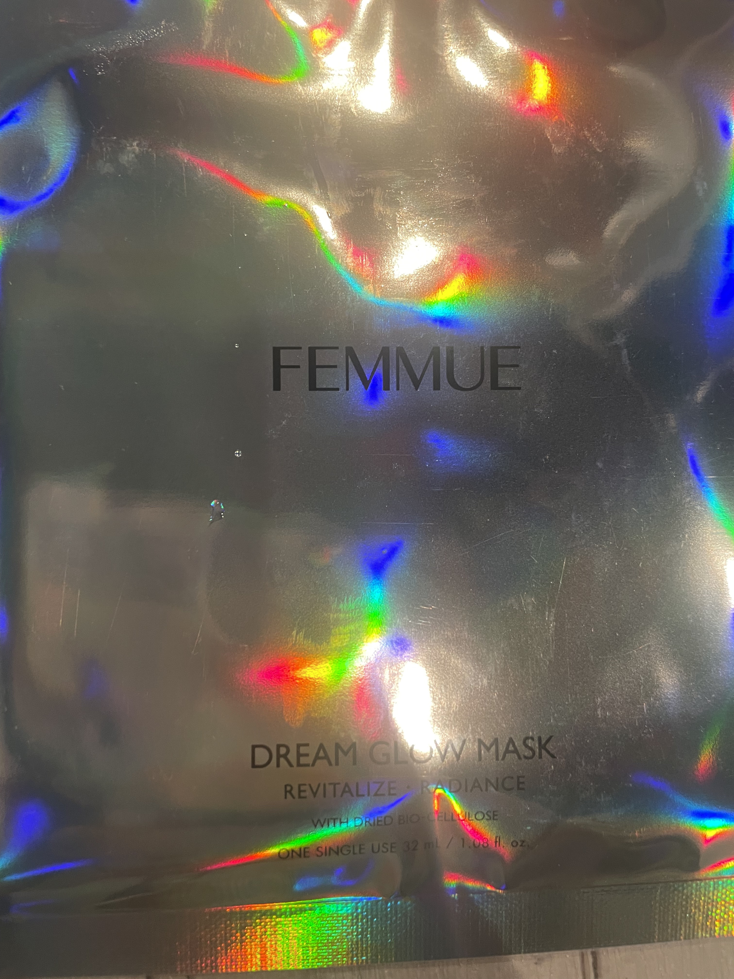 ドリームグロウマスク RR(透明感・キメ)/FEMMUE/シートマスク・パックを使ったクチコミ（1枚目）