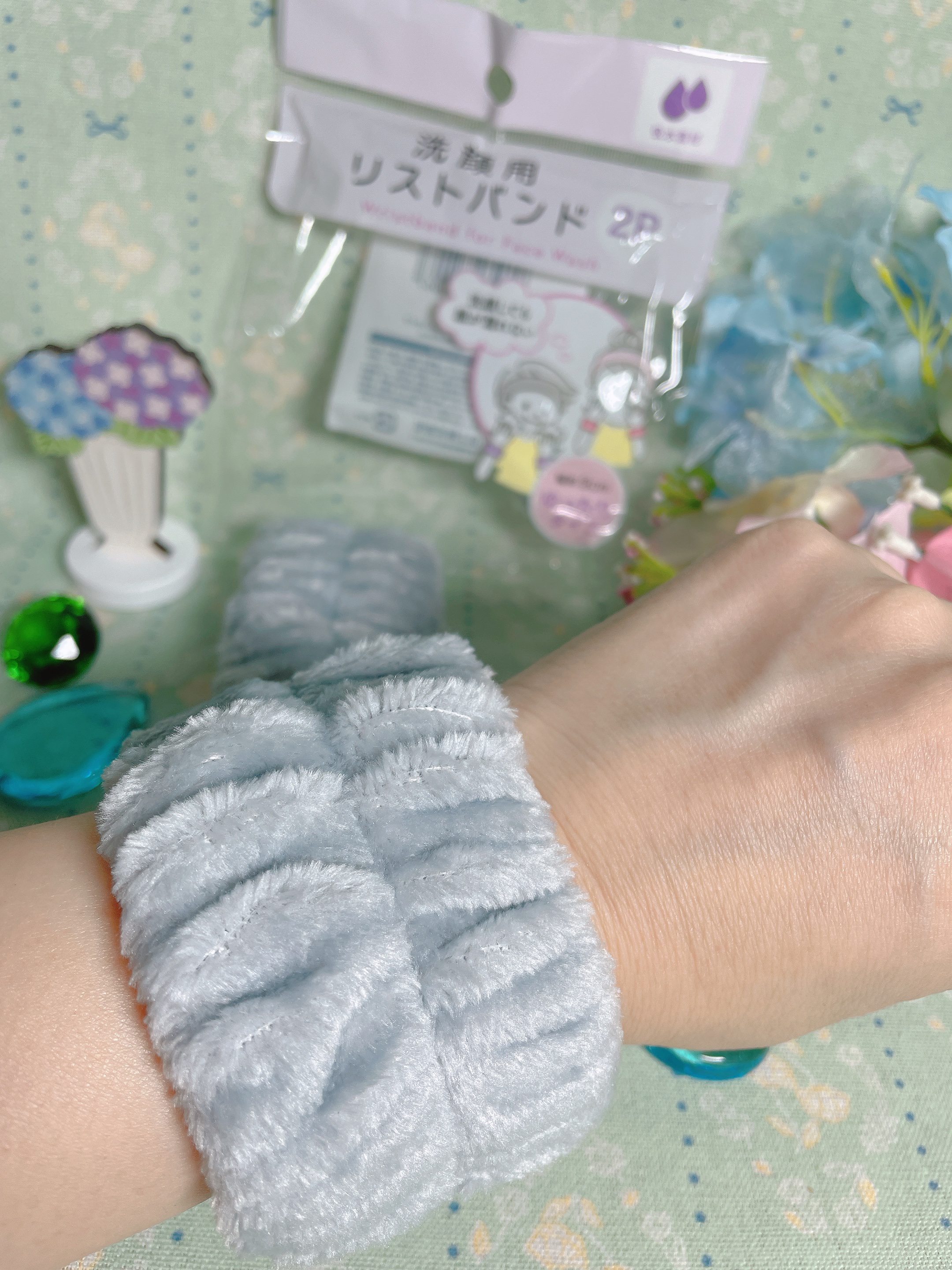 洗顔用リストバンド/セリア/その他スキンケアを使ったクチコミ（2枚目）