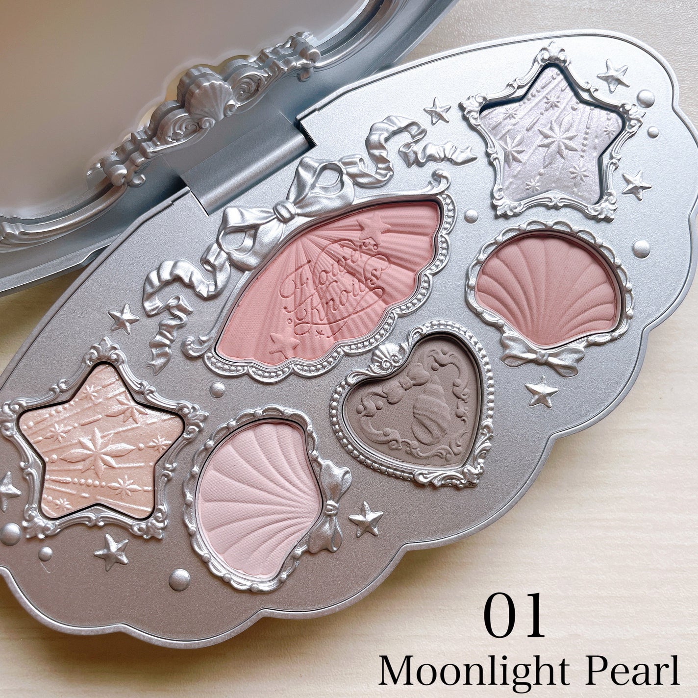 シェルズジュエルコレクション 6色アイシャドウパレット/FlowerKnows/アイシャドウパレットを使ったクチコミ(2枚目)