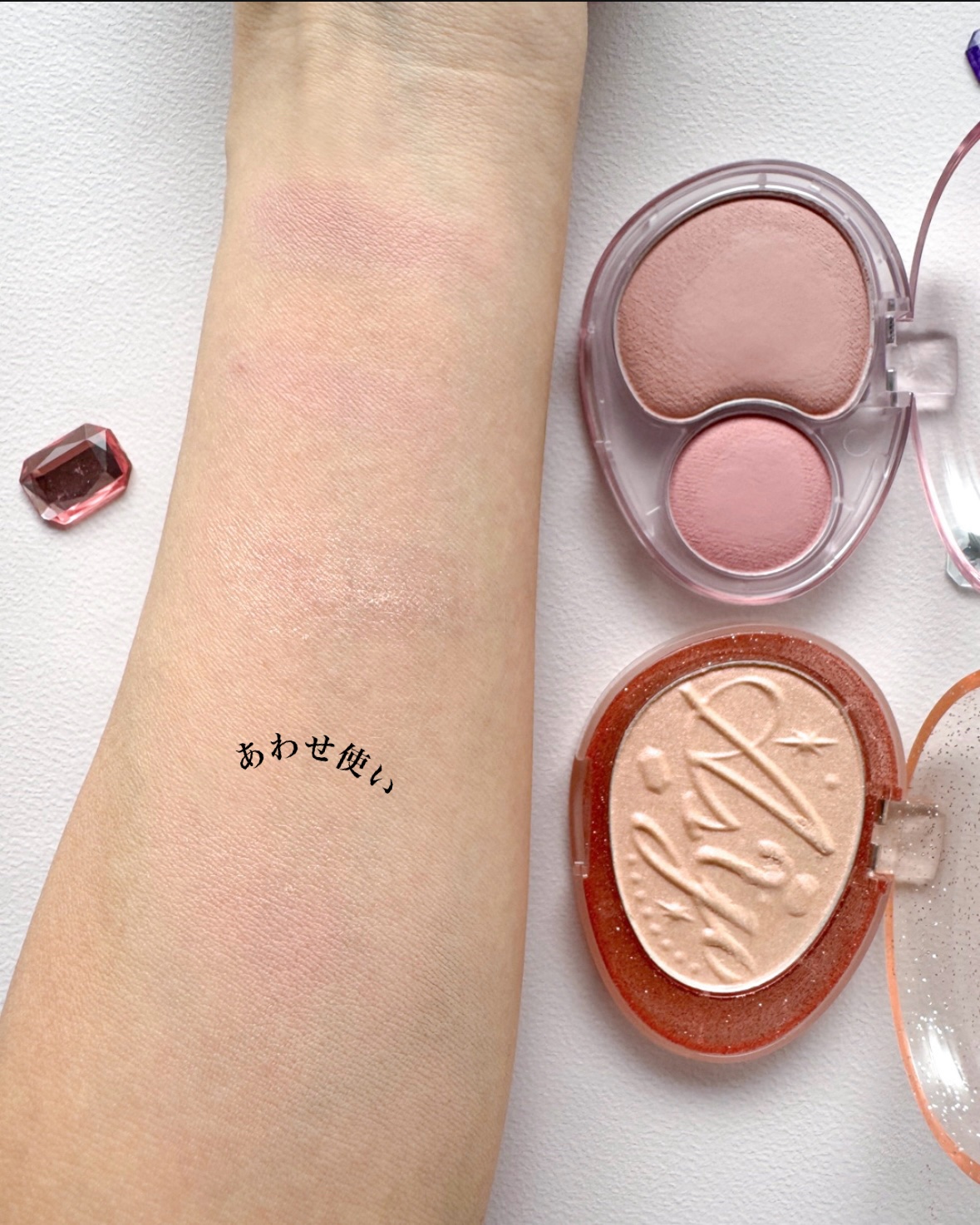 デュアルチークメロウ/fwee/ジェル・クリームチークを使ったクチコミ（3枚目）