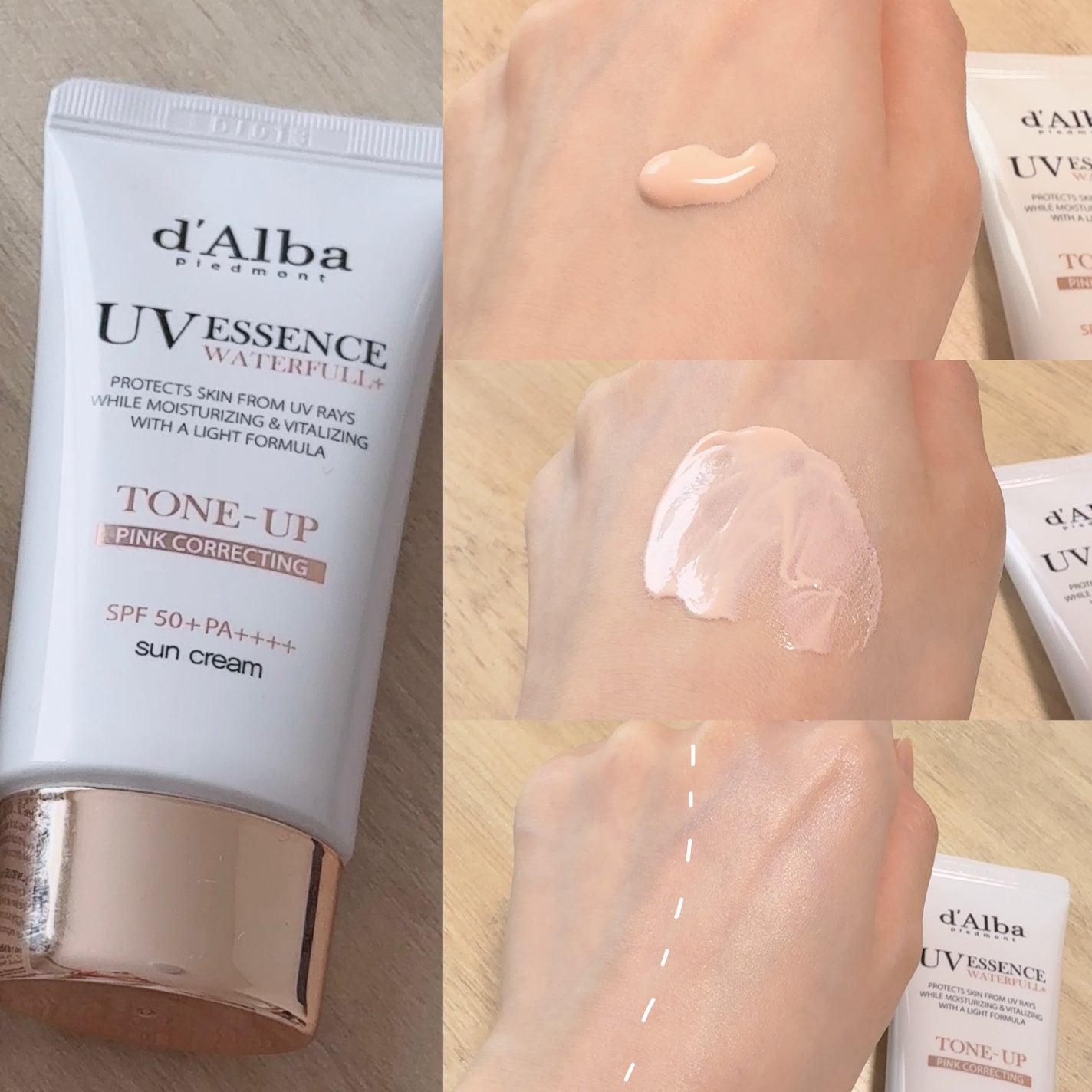 ウォータフルトーンアップサンクリーム/ダルバ/日焼け止めクリームを使ったクチコミ(2枚目)