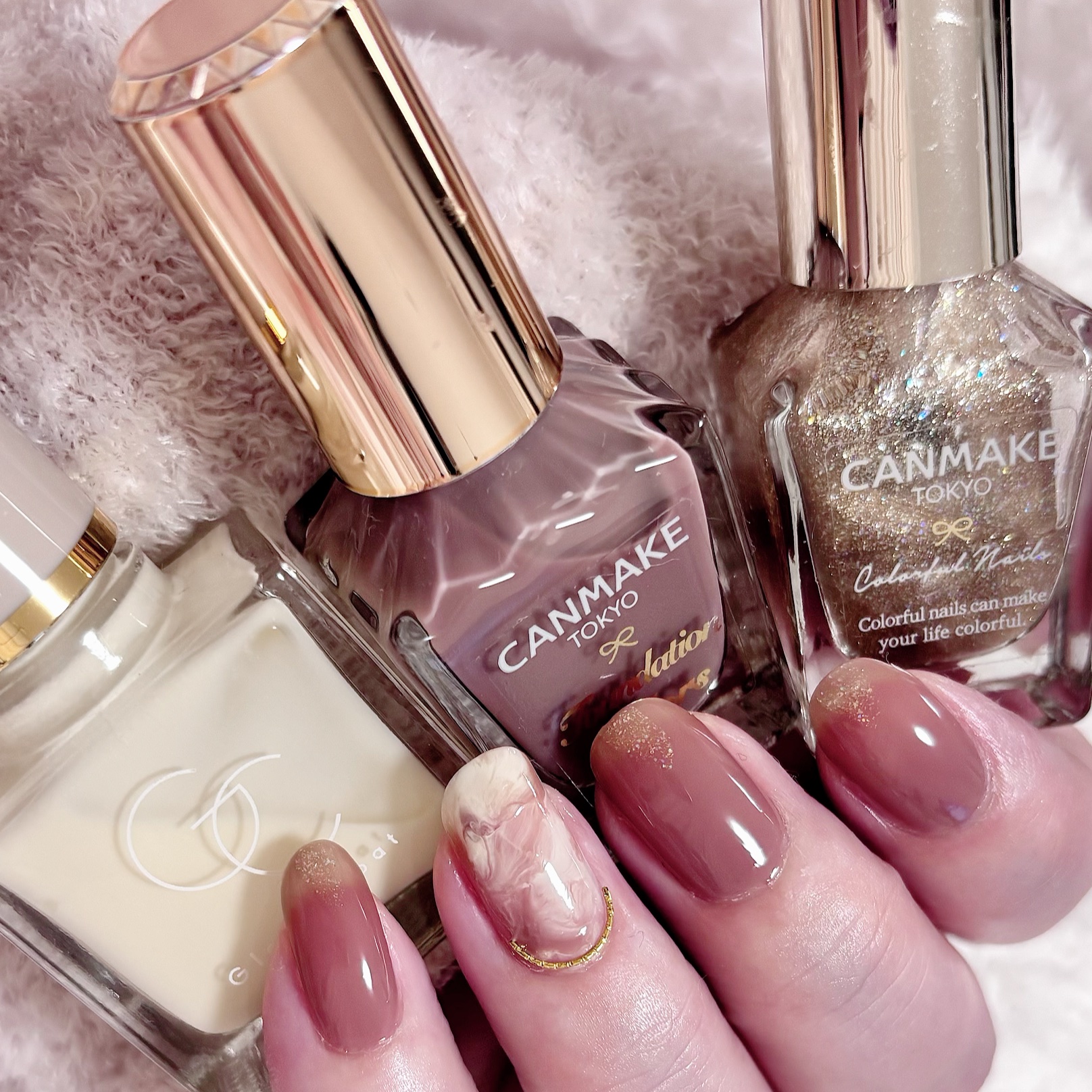 グロッシーコート/スキューズミー/オールインワンネイルを使ったクチコミ（1枚目）