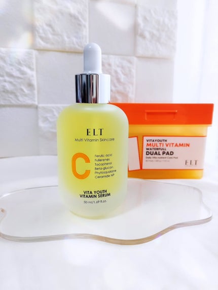 みよよん on LIPS 「🍋ELTビタユースフィトコーニングセラム50ml&ビタミンウォ..」(8枚目)