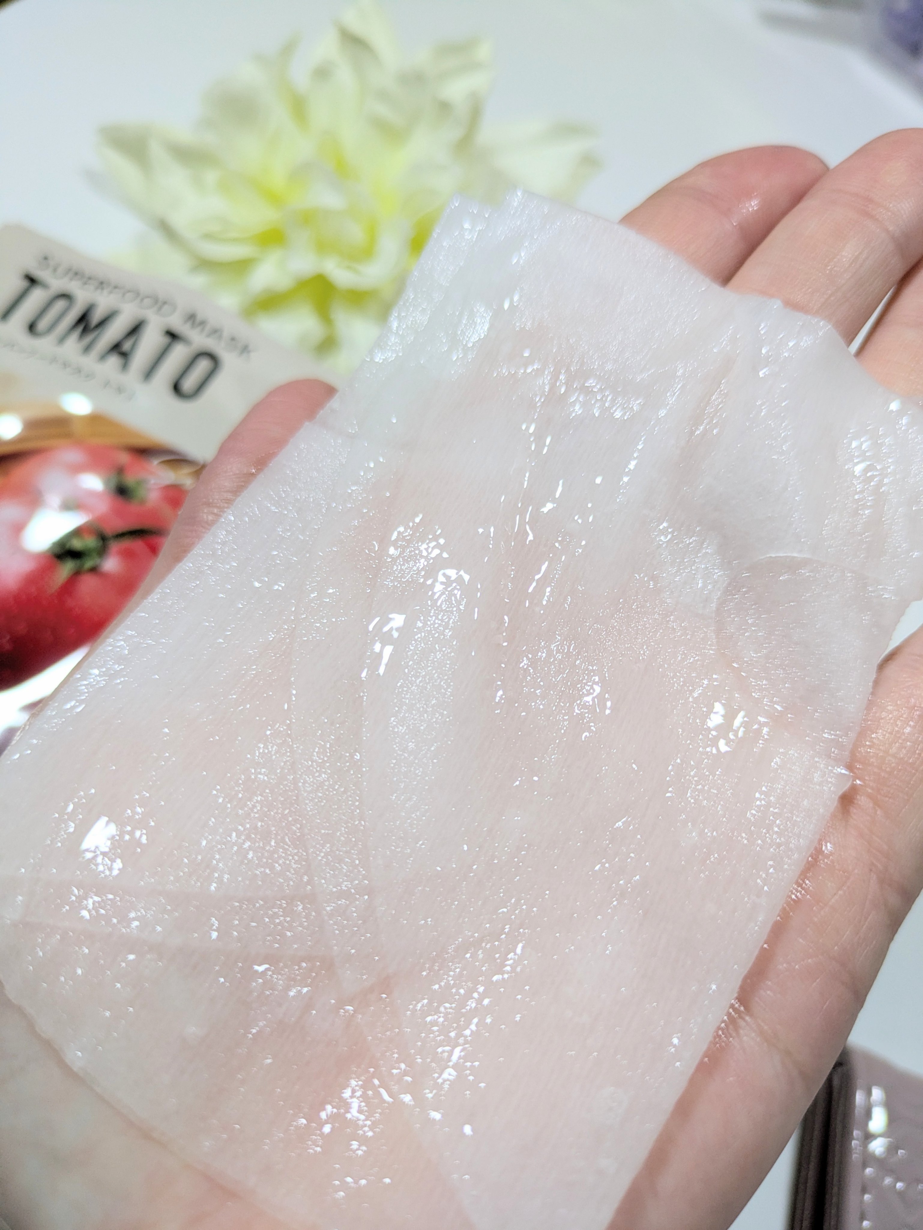 スーパーフード　フェイシャルシートマスク/DAISO/洗い流すパック・マスクを使ったクチコミ（2枚目）