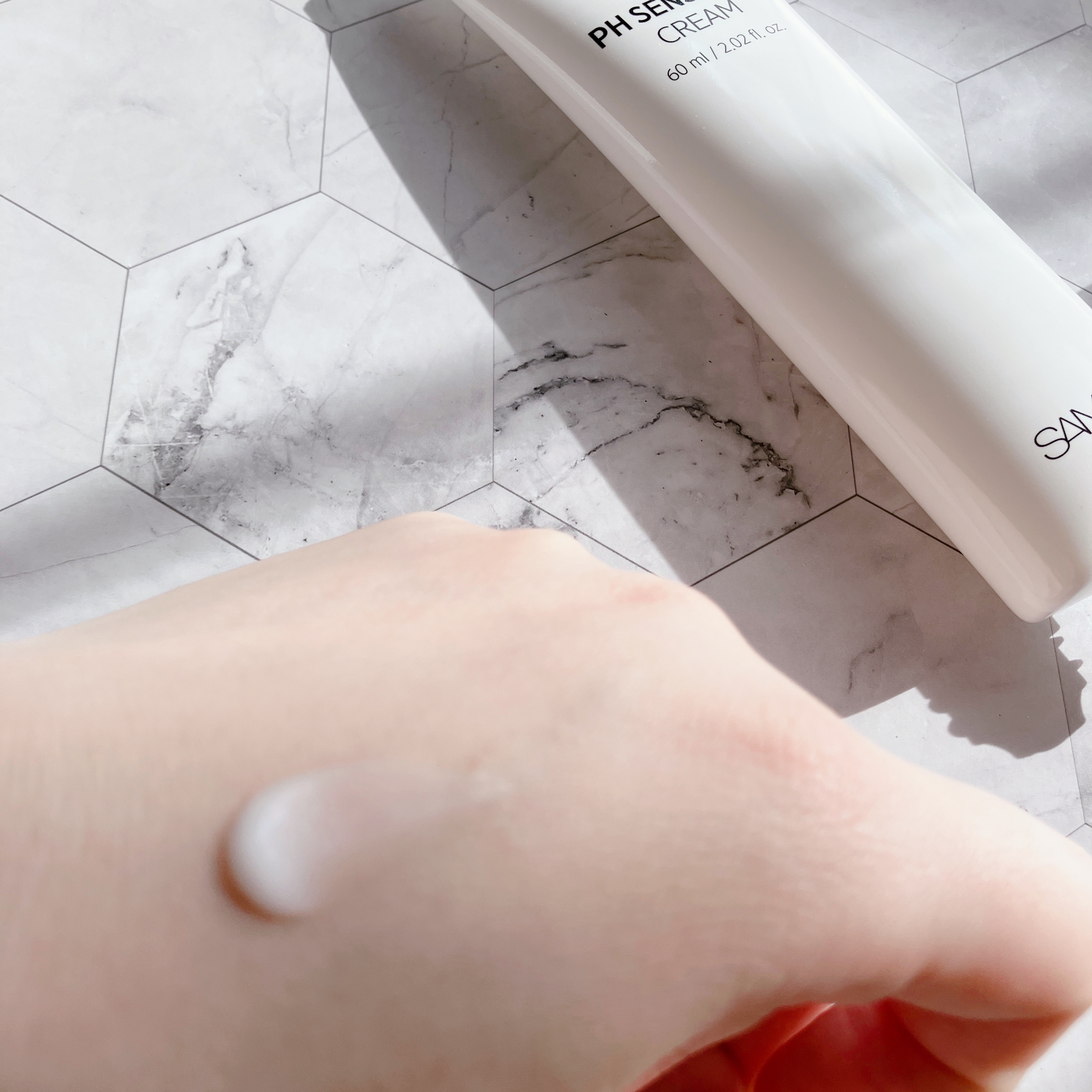 PHセンシティブクリームチューブ 60ml/SAM'U/フェイスクリームを使ったクチコミ（2枚目）