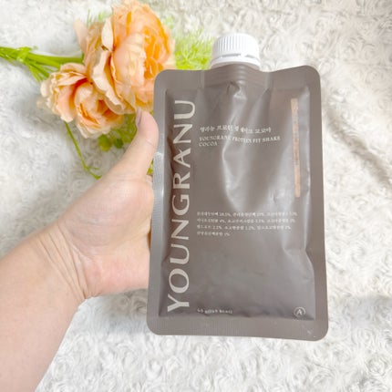 ヨンラニュープロテインフィットシェイク/YOUNGRANU/その他プロテインを使ったクチコミ(3枚目)