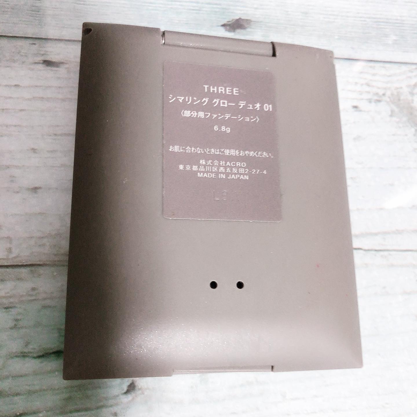 THREE シマリング グロー デュオ 01/THREE/クリームハイライトを使ったクチコミ（3枚目）