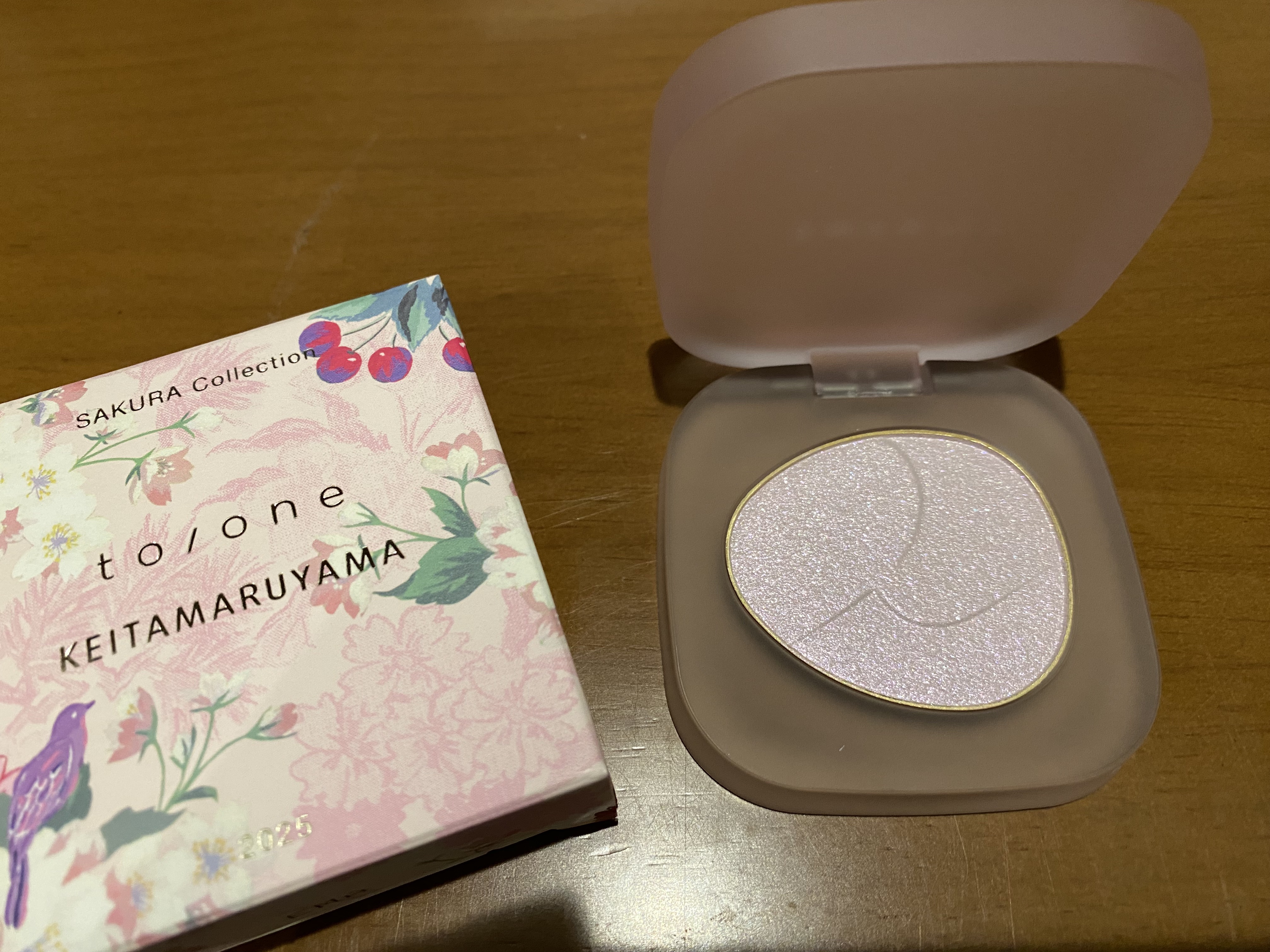 トーン ペタル フロート ブラッシュ EX08 First Bloom/to/one/パウダーチークを使ったクチコミ（2枚目）