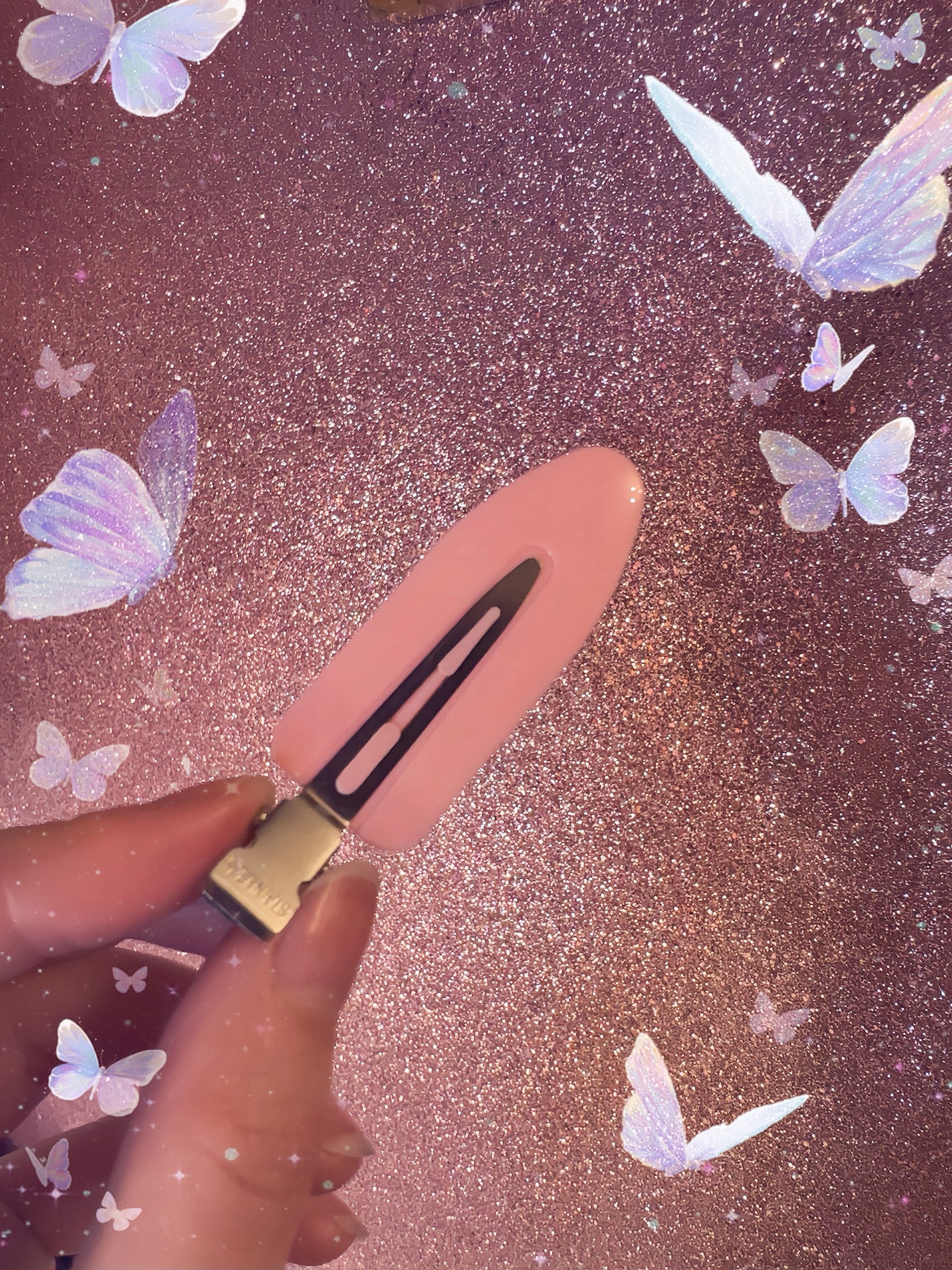 跡が付かない前髪クリップ/マペペ/ヘアアクセサリーを使ったクチコミ(7枚目)