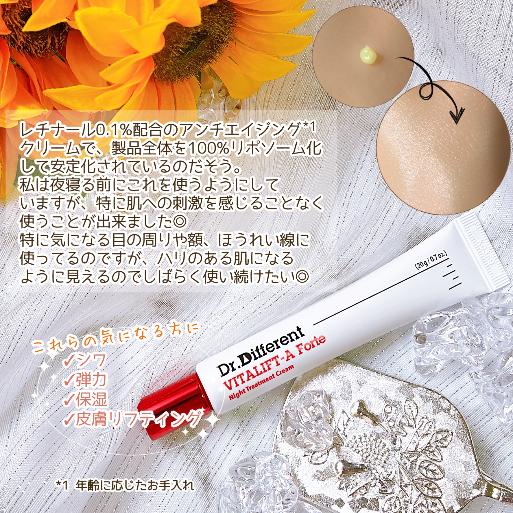 VITALIFT A forte/Dr.Different/フェイスクリームを使ったクチコミ（3枚目）