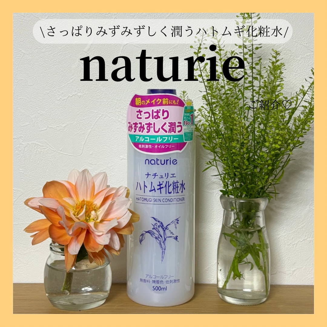 ハトムギ化粧水(ナチュリエ スキンコンディショナー R )/ナチュリエ/化粧水を使ったクチコミ（1枚目）