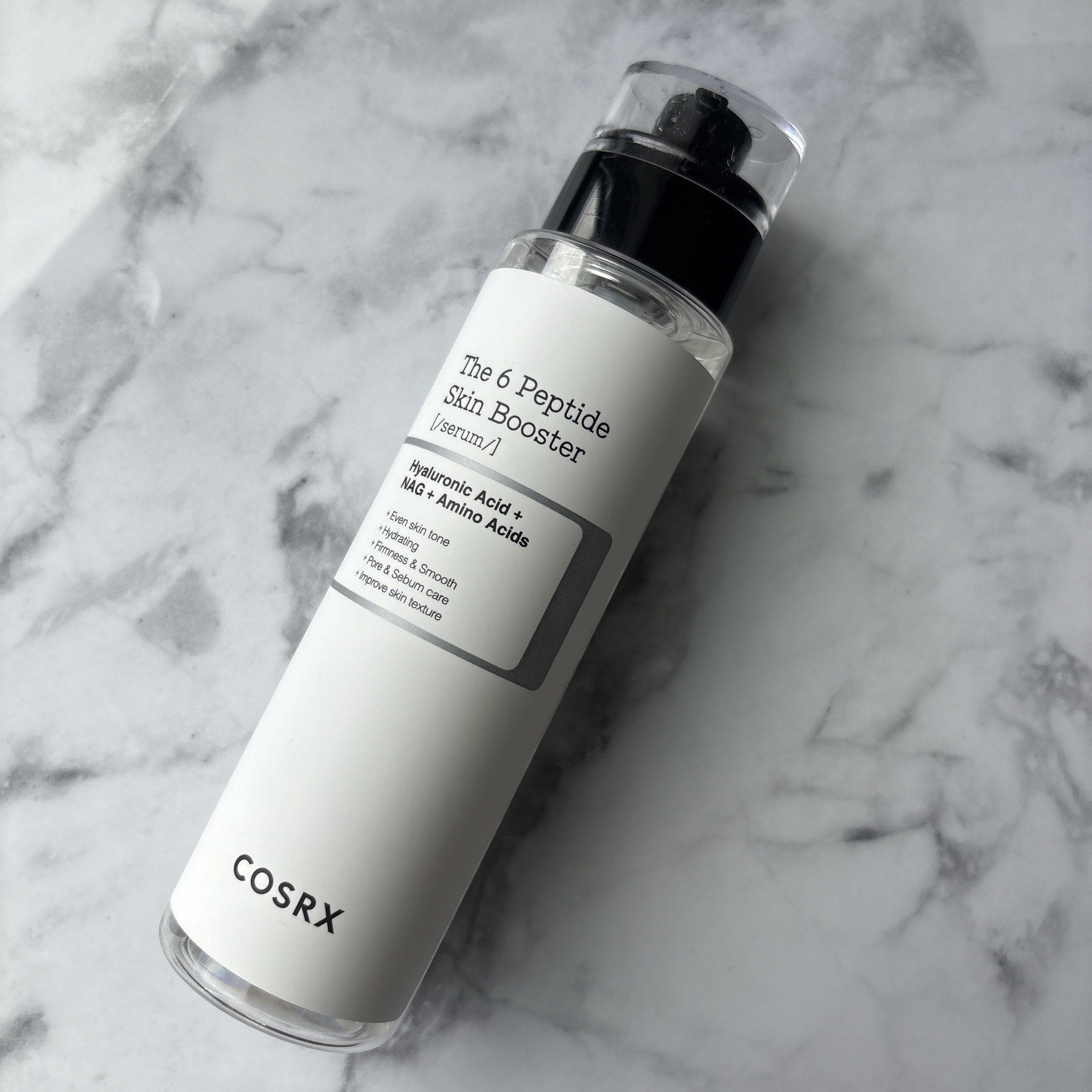 ＼導入美容液って使ってる？／

COSRX
RXザ・6ペプチドスキンブースターセラム

みずみずしい刺激ゼロブースター

最深部まで浸透する土台ブースターで
後から使う化粧水の馴染みを高めます。


本当に刺激はなく、みずみずしい導入。

