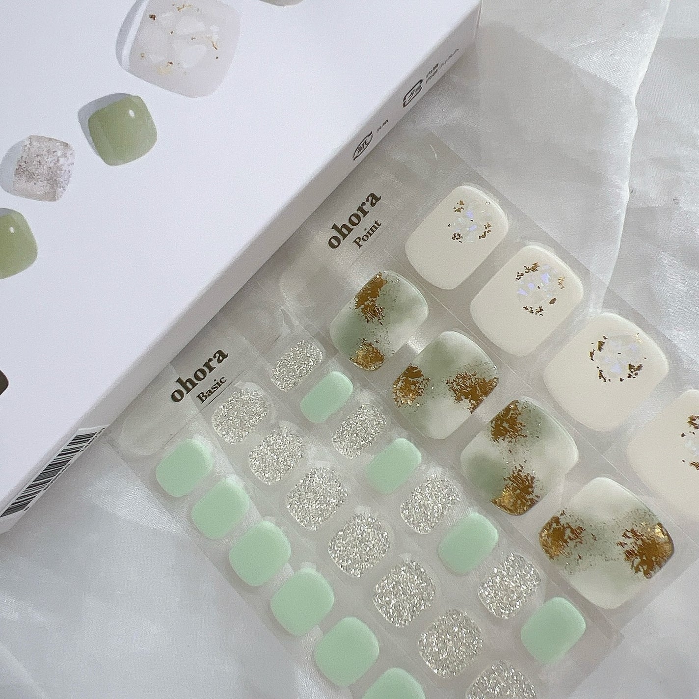 セミキュアジェルネイル(ハンド)/ohora/ネイルシールを使ったクチコミ(3枚目)